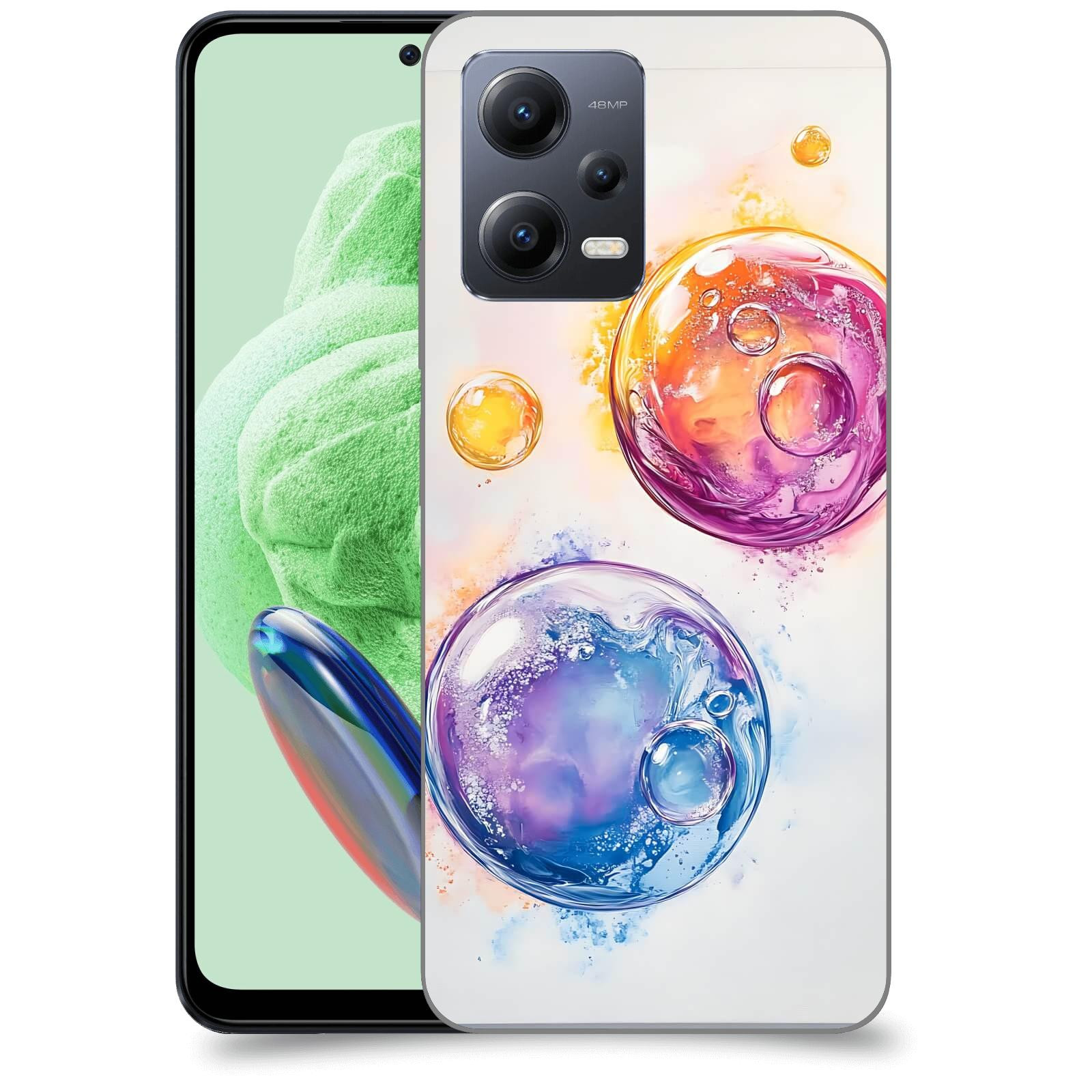 ACOVER Kryt na mobil Xiaomi Redmi Note 12 5G - Tekutá energie