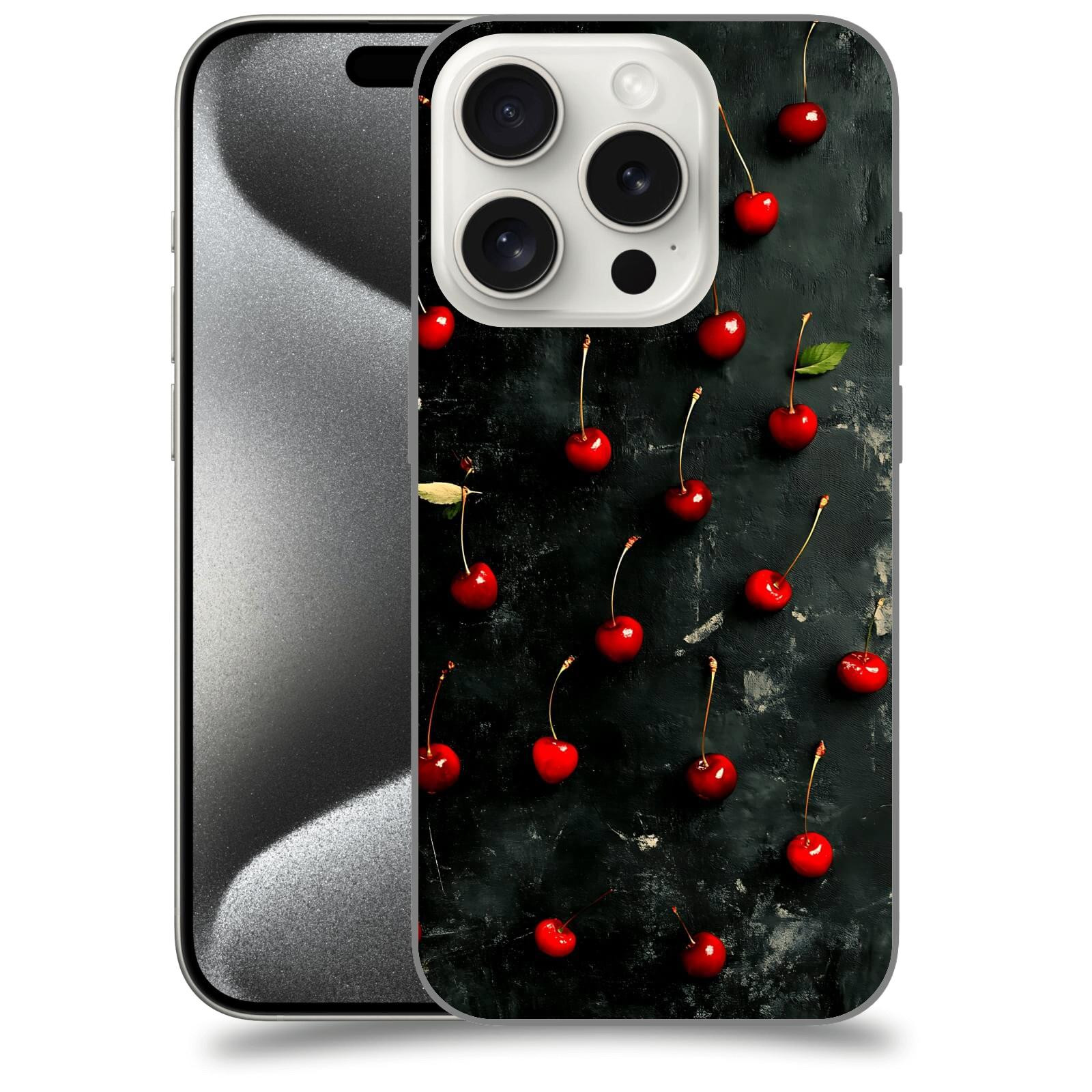 ACOVER Kryt na mobil Apple iPhone 15 pro - Temná elegance