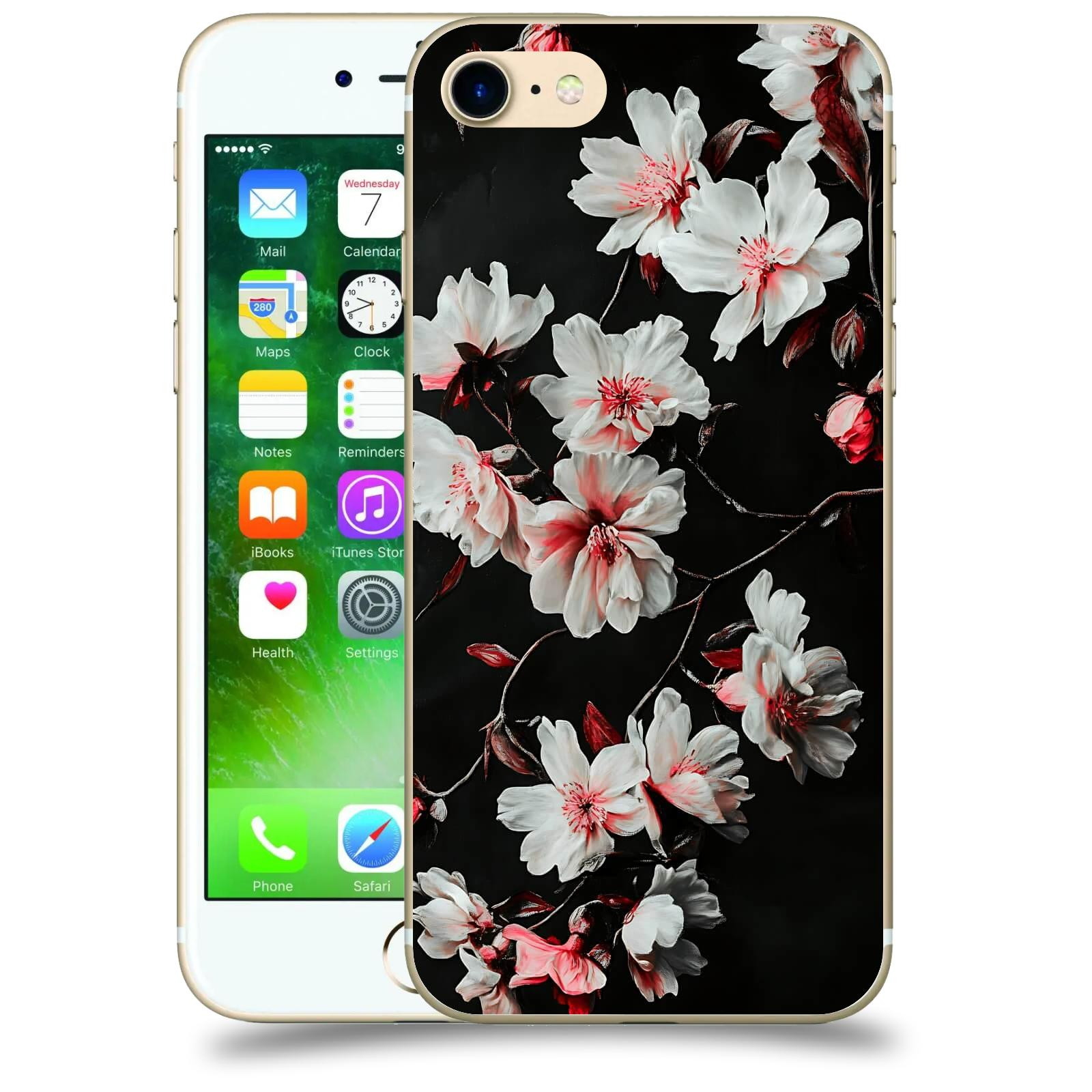 ACOVER Kryt na mobil Apple iPhone 7 - Temná něžnost