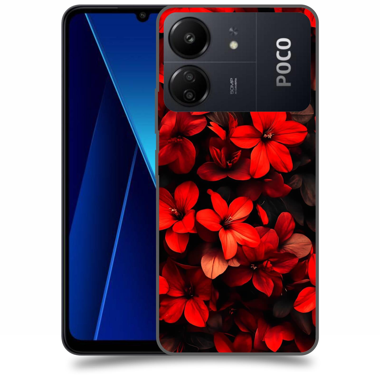 ACOVER Kryt na mobil Poco C65 - Temná vášeň