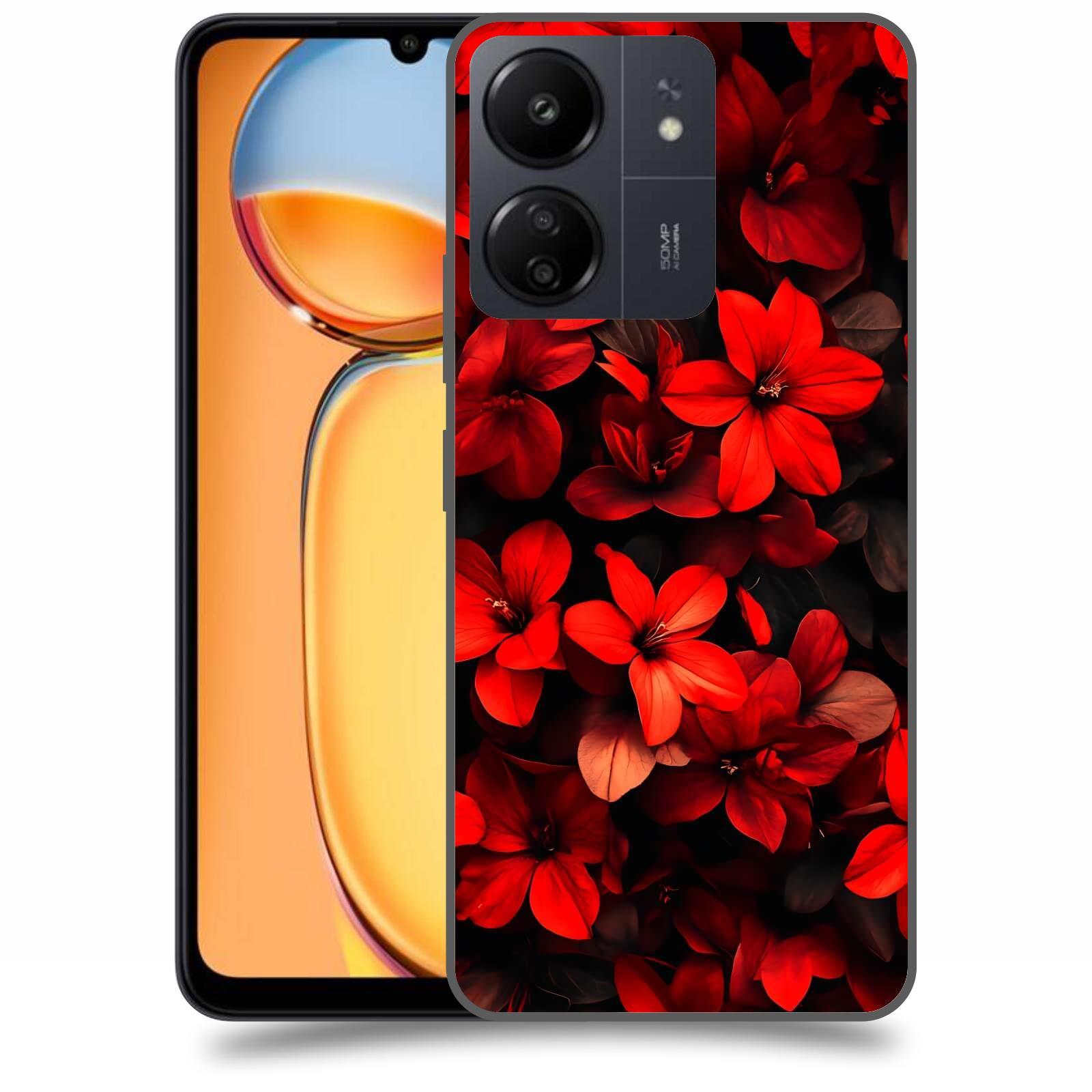 ACOVER Kryt na mobil Xiaomi Redmi 13C 4G  Temná vášeň