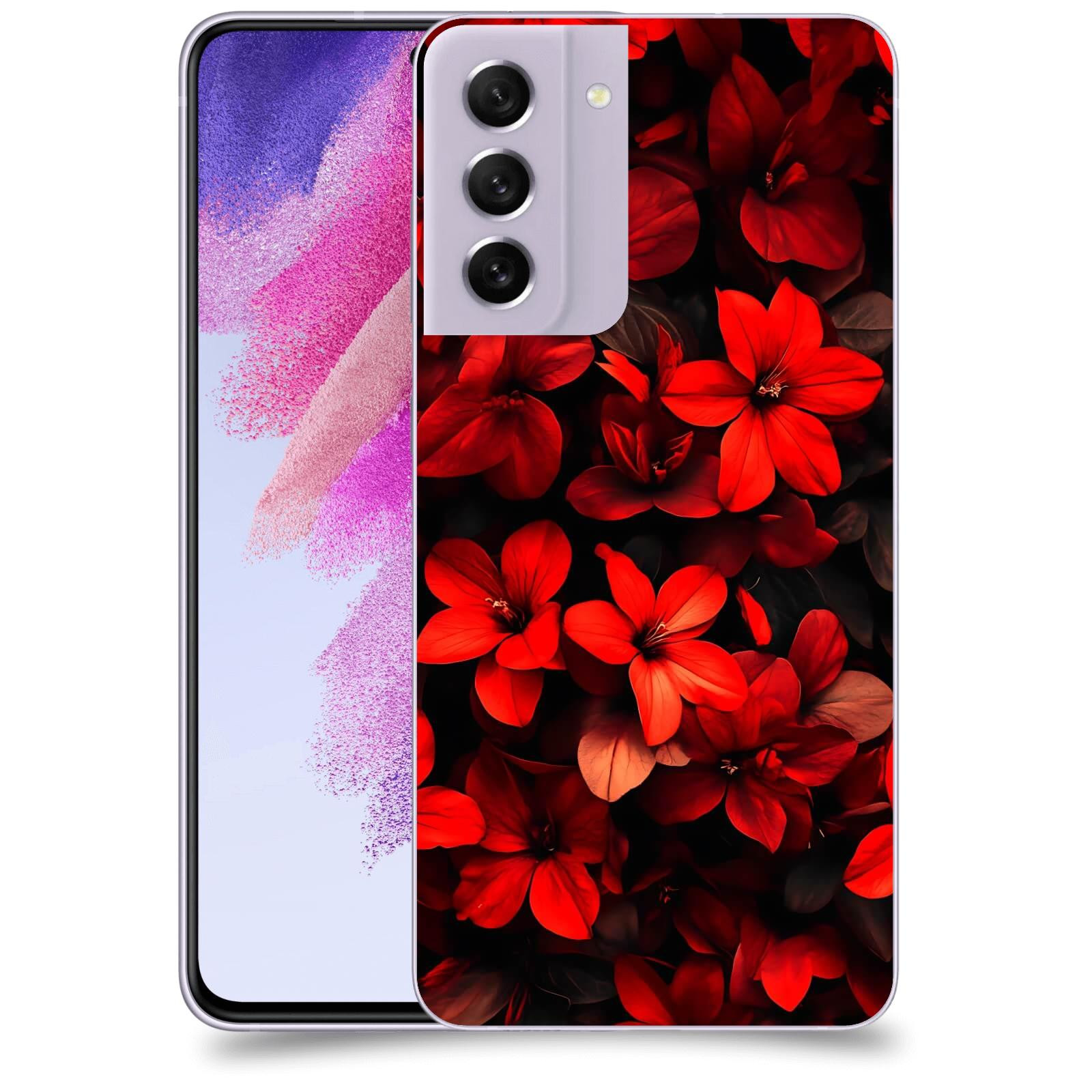 ACOVER Kryt na mobil Samsung Galaxy S21 FE 5G - Temná vášeň