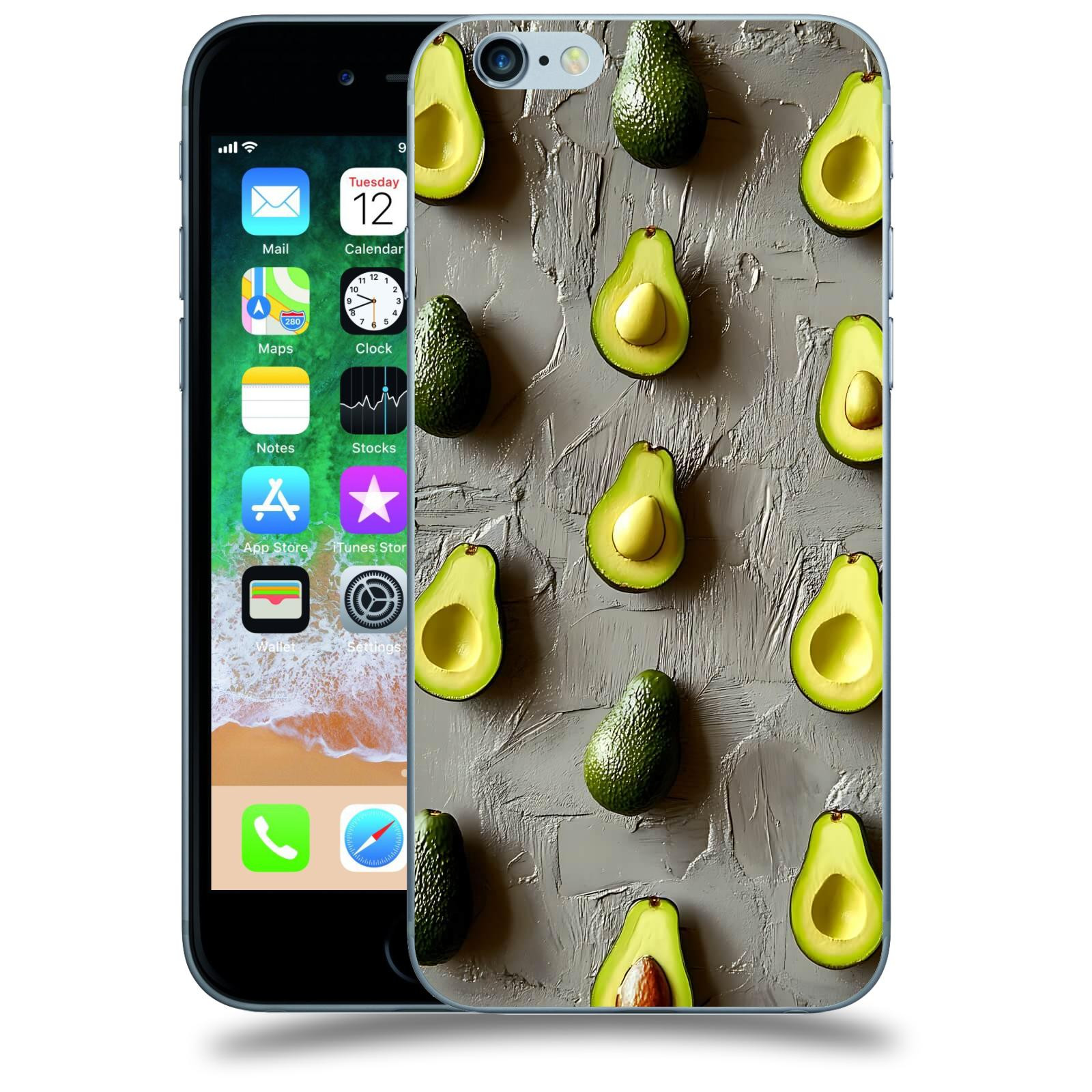 ACOVER Kryt na mobil Apple iPhone 6/6S - Zelená harmonie