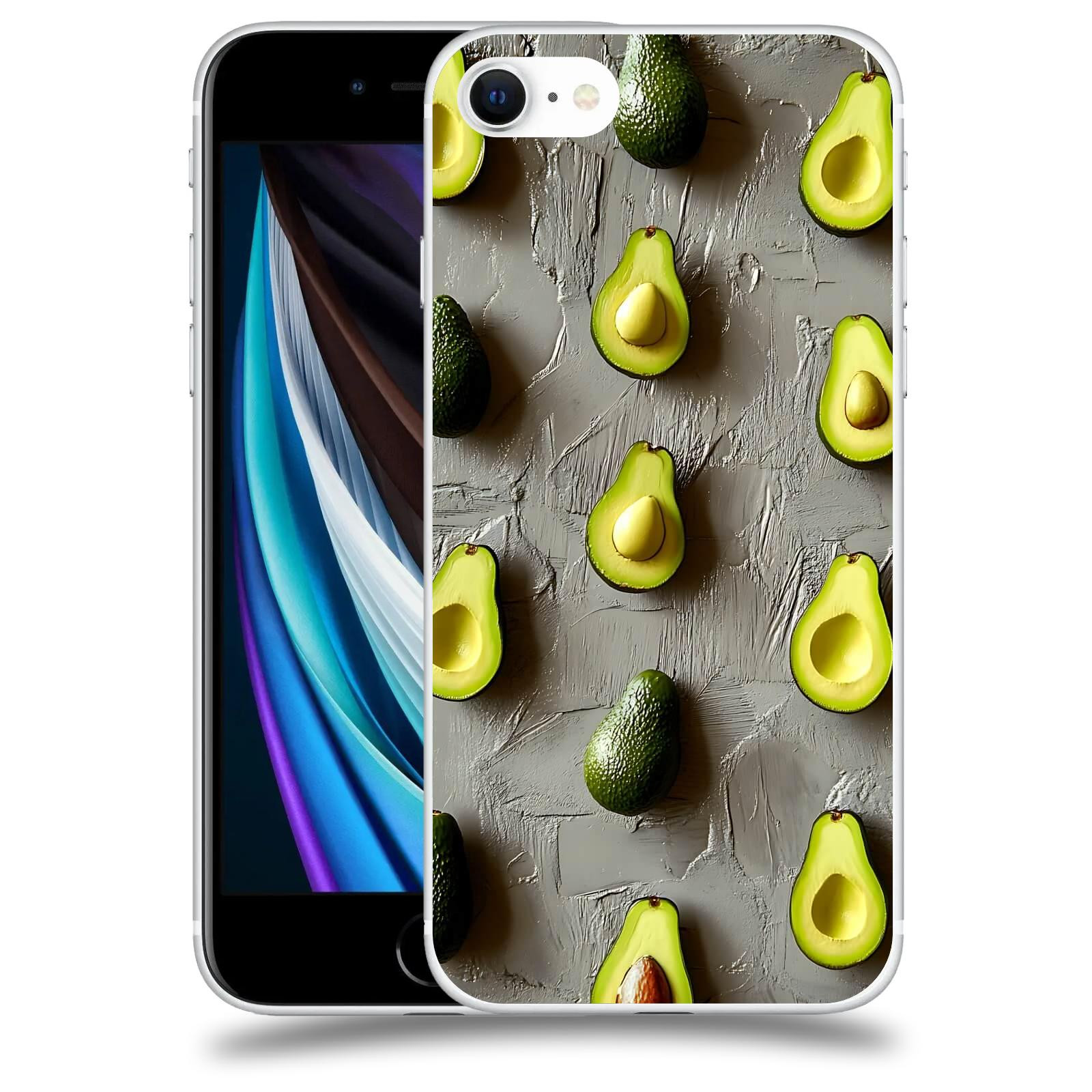 ACOVER Kryt na mobil Apple iPhone SE 2020 - Zelená harmonie