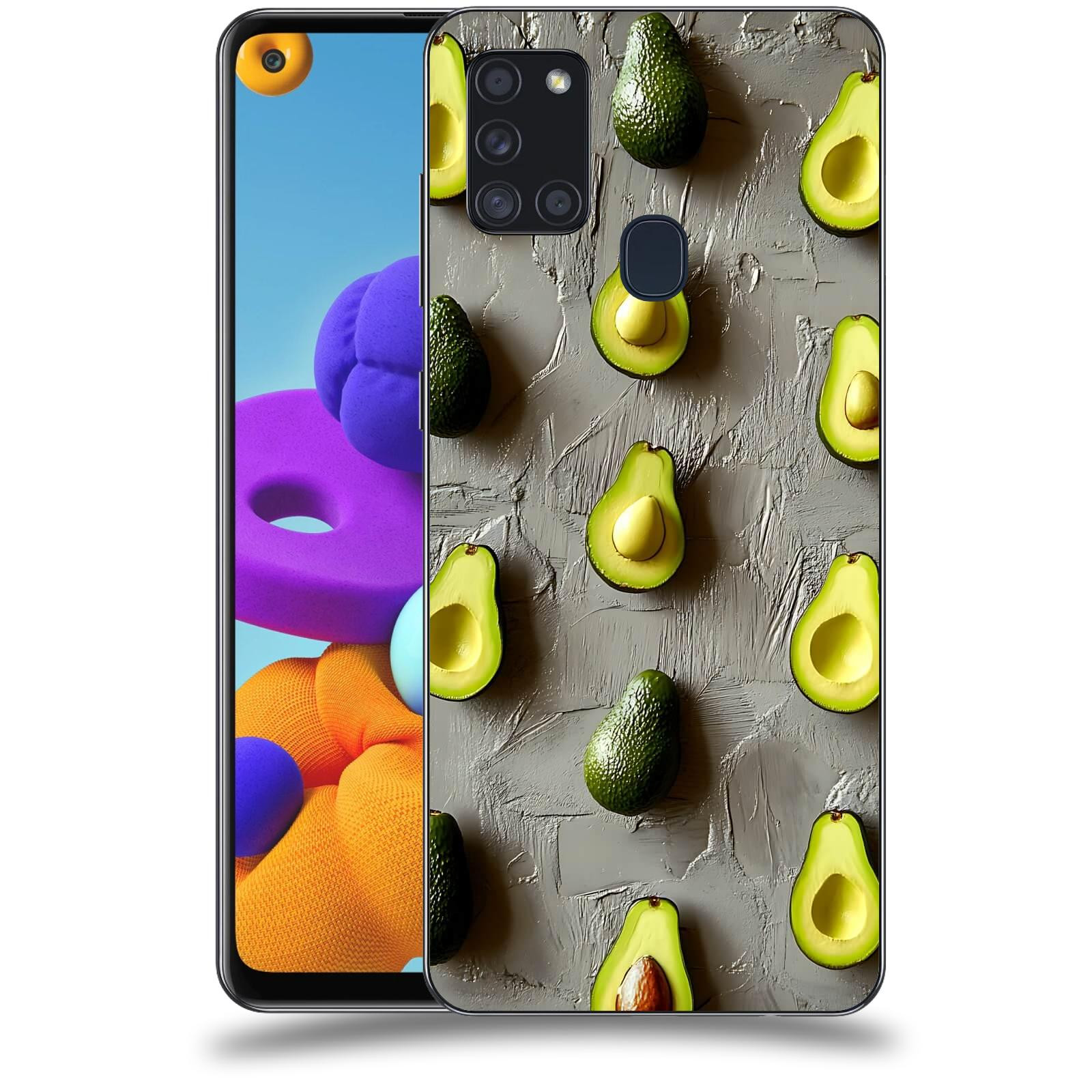 ACOVER Kryt na mobil Samsung Galaxy A21s - Zelená harmonie