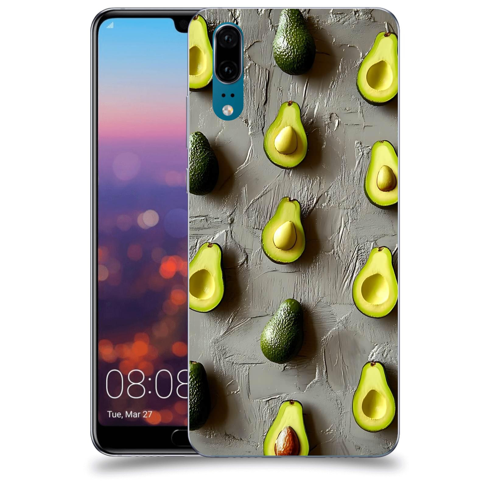 ACOVER Kryt na mobil Huawei P20 - Zelená harmonie