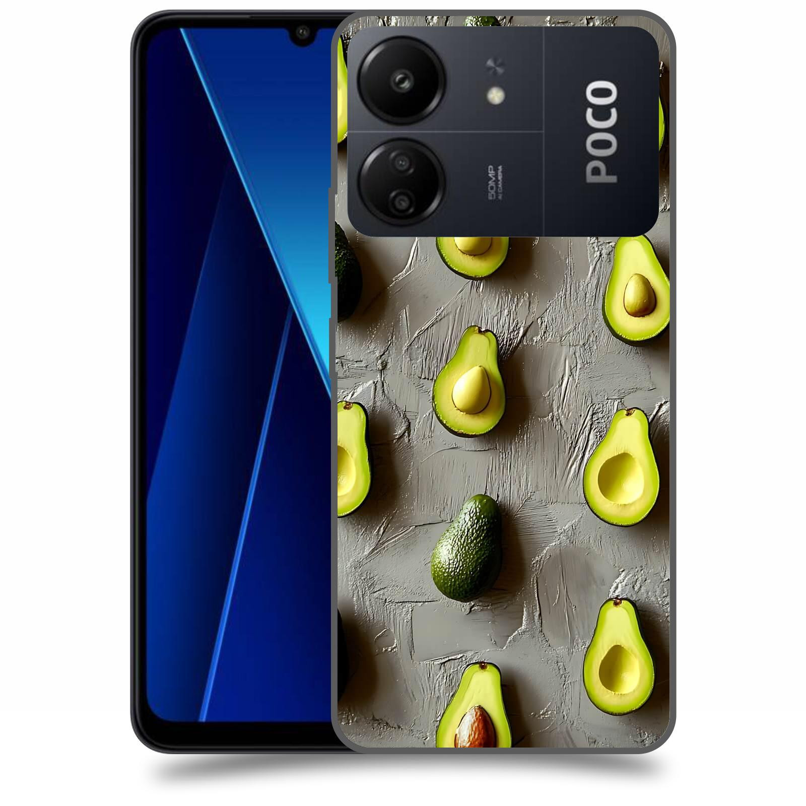 ACOVER Kryt na mobil Poco C65 - Zelená harmonie
