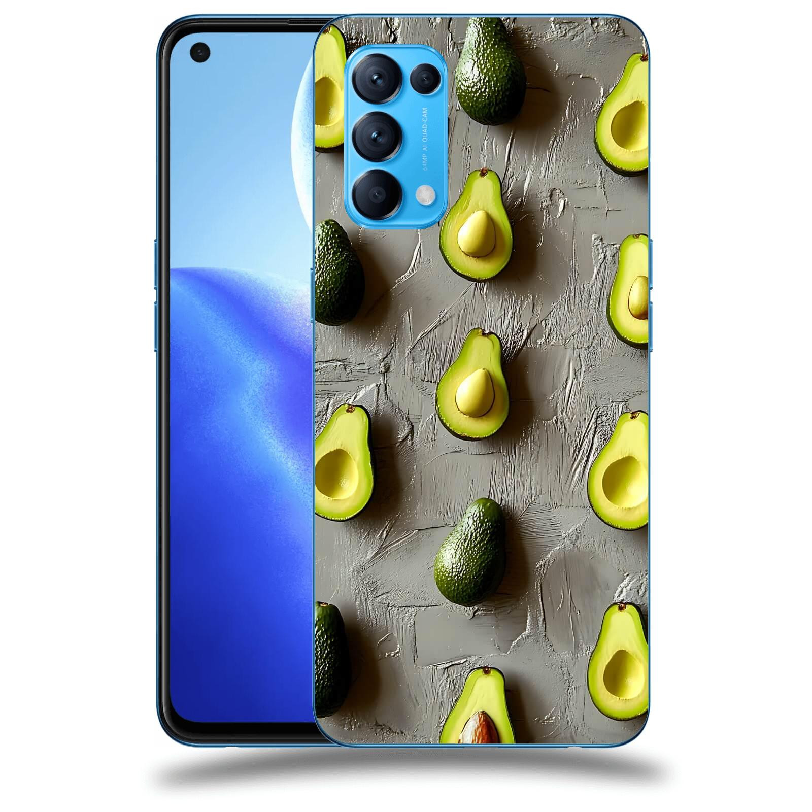 ACOVER Kryt na mobil OPPO Reno 5 5G - Zelená harmonie