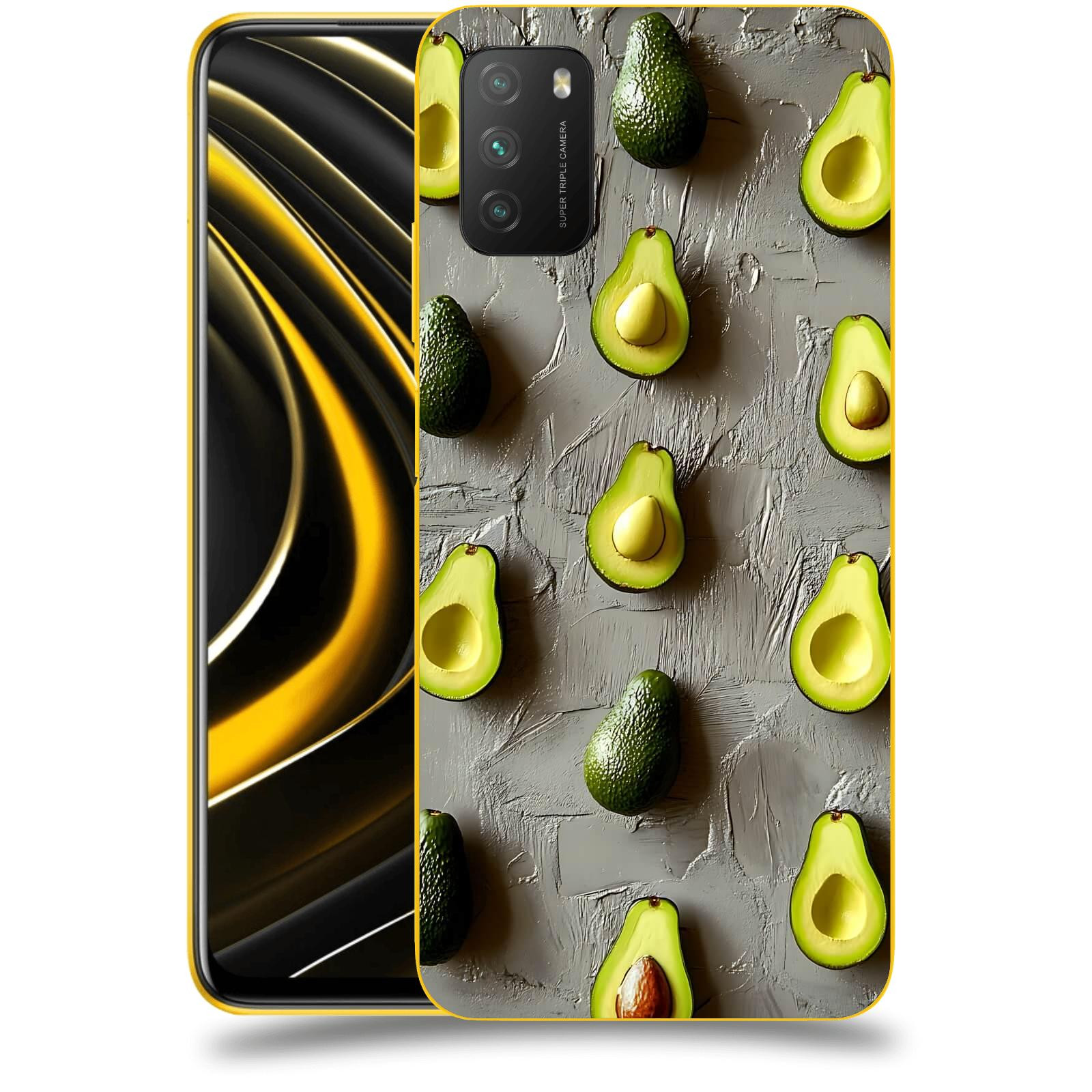 ACOVER Kryt na mobil Xiaomi Poco M3 - Zelená harmonie