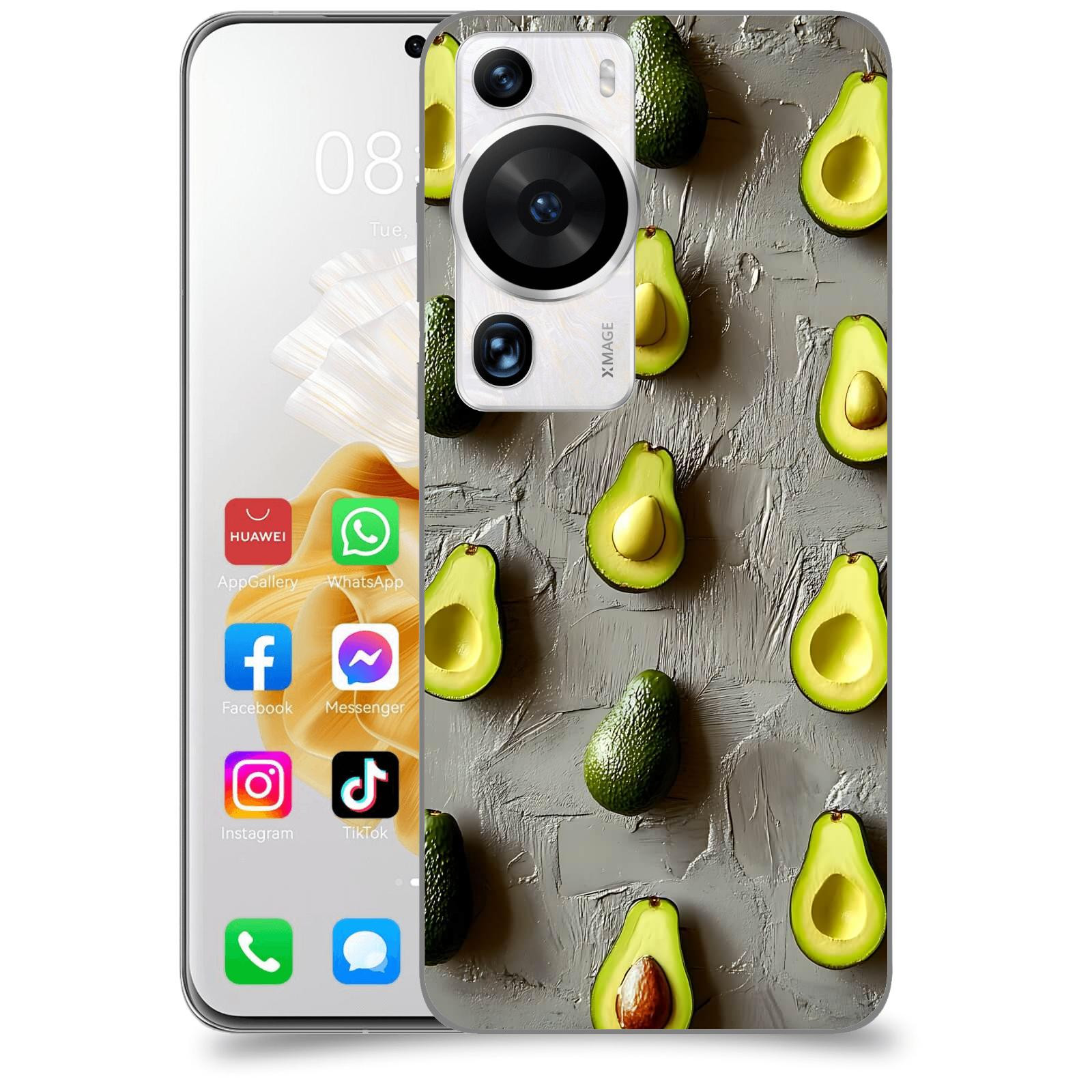 ACOVER Kryt na mobil Huawei P60 Pro - Zelená harmonie