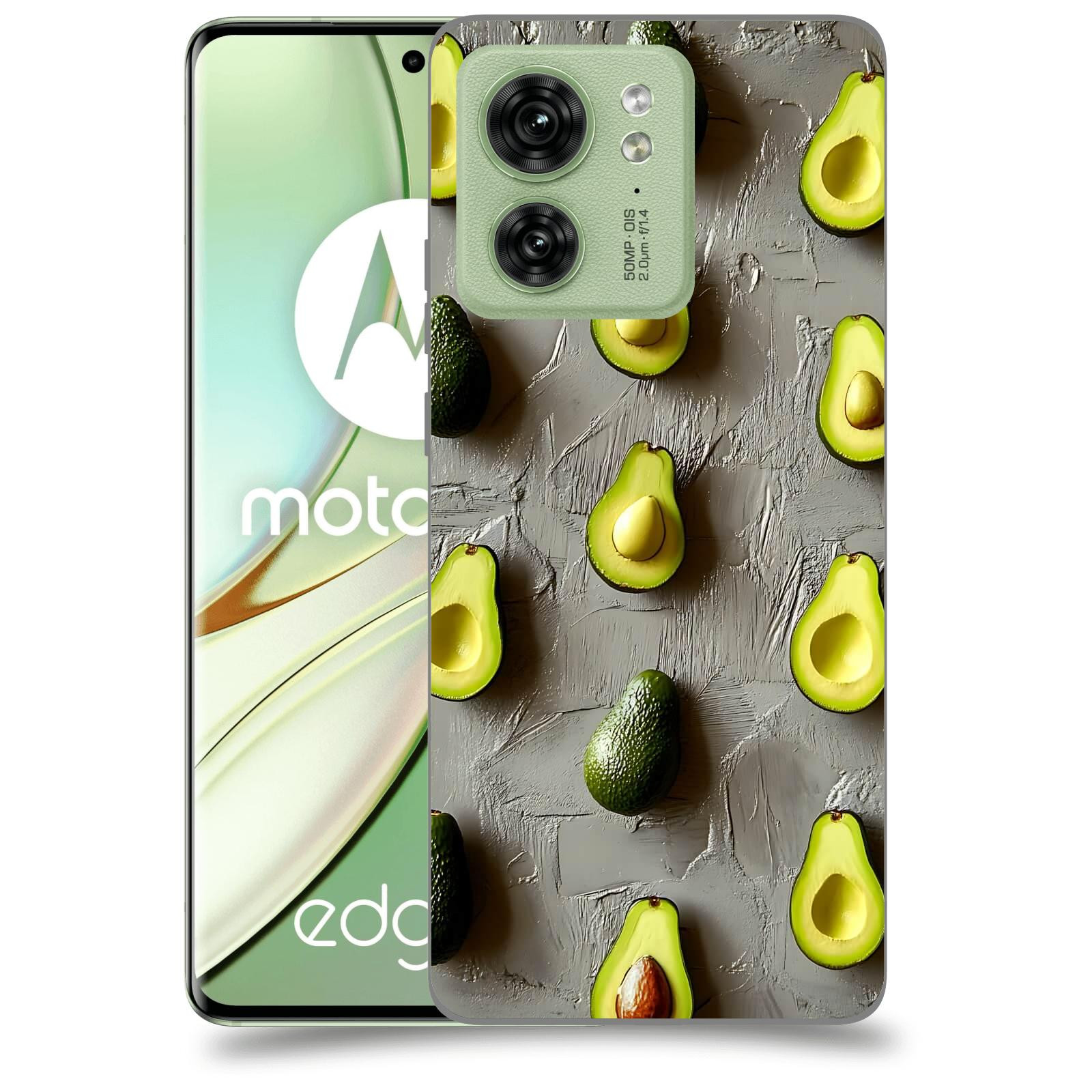 ACOVER Kryt na mobil Motorola EDGE 40 5G - Zelená harmonie