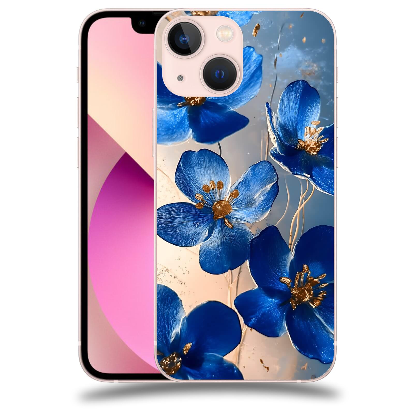 ACOVER Kryt na mobil Apple iPhone 13 mini - Zlatá elegance