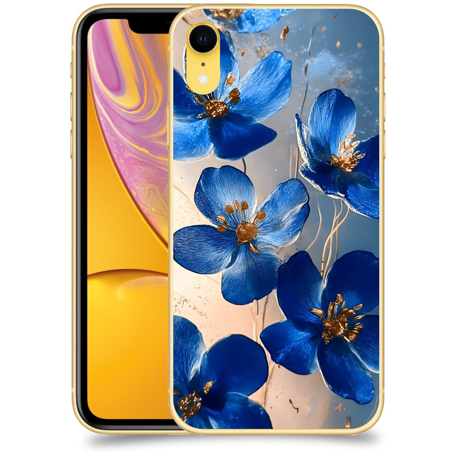 ACOVER Kryt na mobil Apple iPhone XR - Zlatá elegance