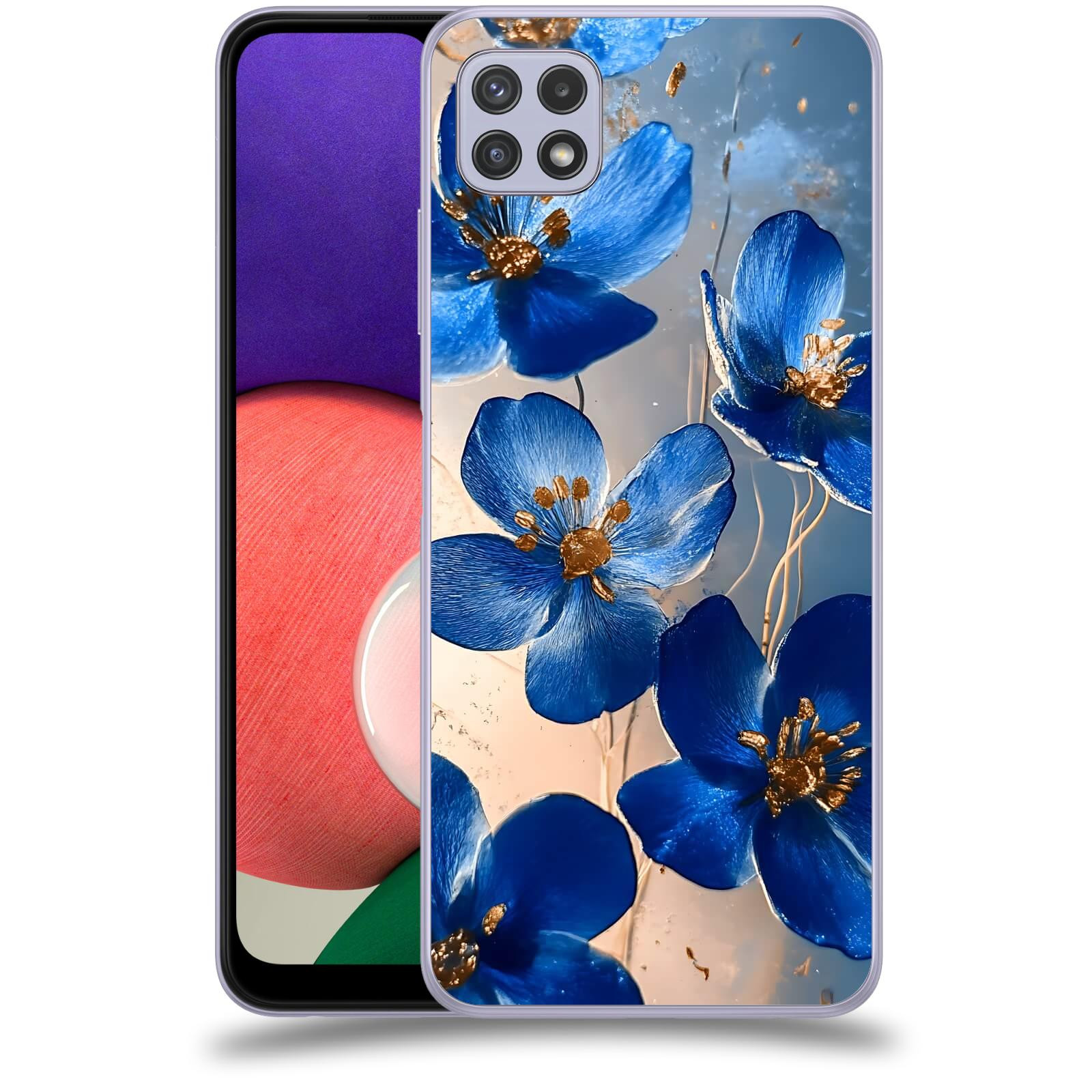 ACOVER Kryt na mobil Samsung Galaxy A22 5G A226B - Zlatá elegance
