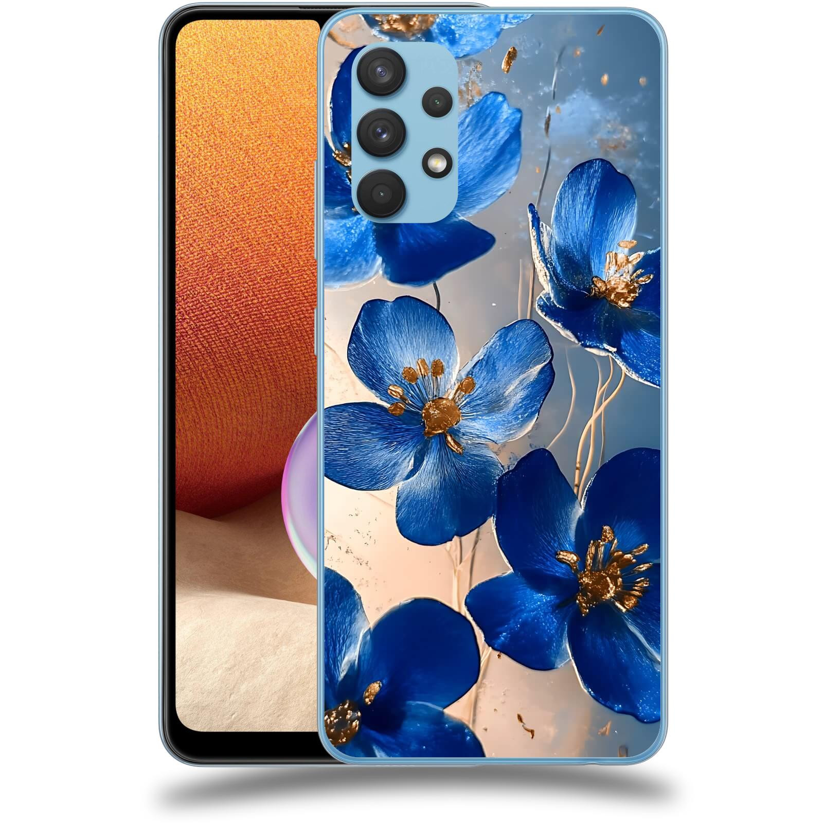 ACOVER Kryt na mobil Samsung Galaxy A32 4G SM-A325F - Zlatá elegance