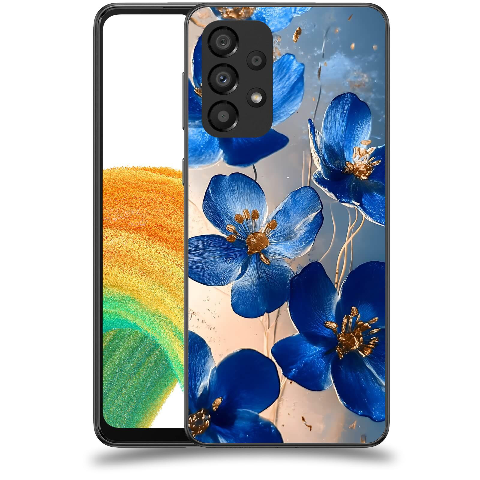 ACOVER Kryt na mobil Samsung Galaxy A33 5G A336 - Zlatá elegance