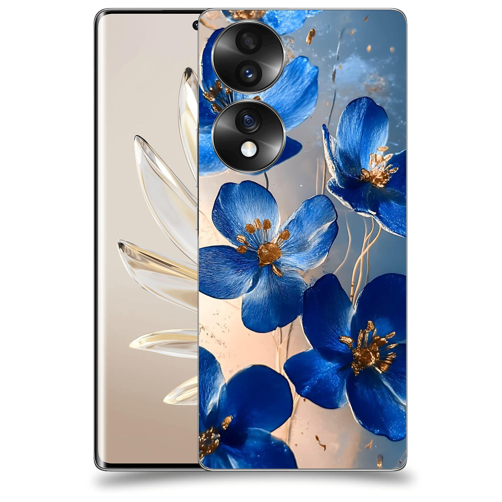 ACOVER Kryt na mobil Honor 70 - Zlatá elegance