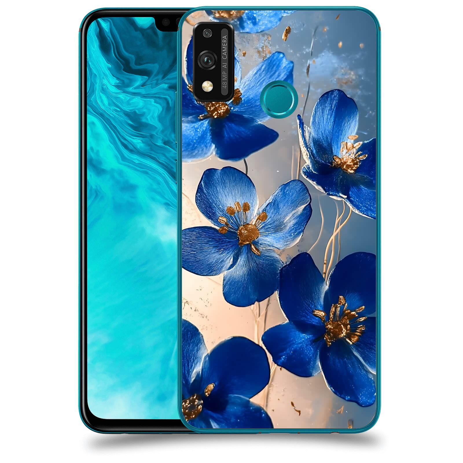 ACOVER Kryt na mobil Honor 9X Lite - Zlatá elegance