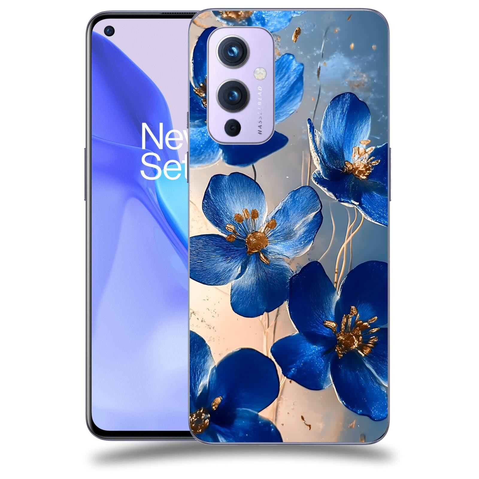 ACOVER Kryt na mobil OnePlus 9 - Zlatá elegance