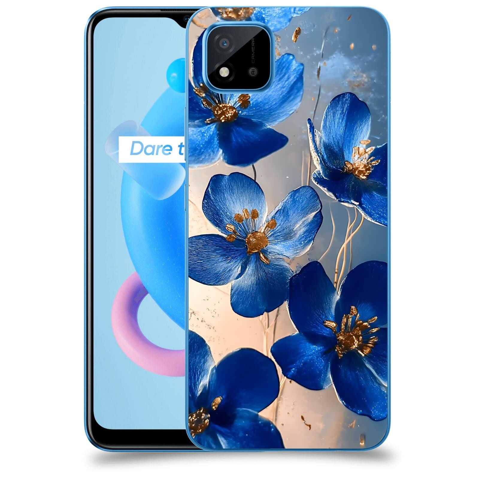 ACOVER Kryt na mobil Realme C11 (2021) - Zlatá elegance
