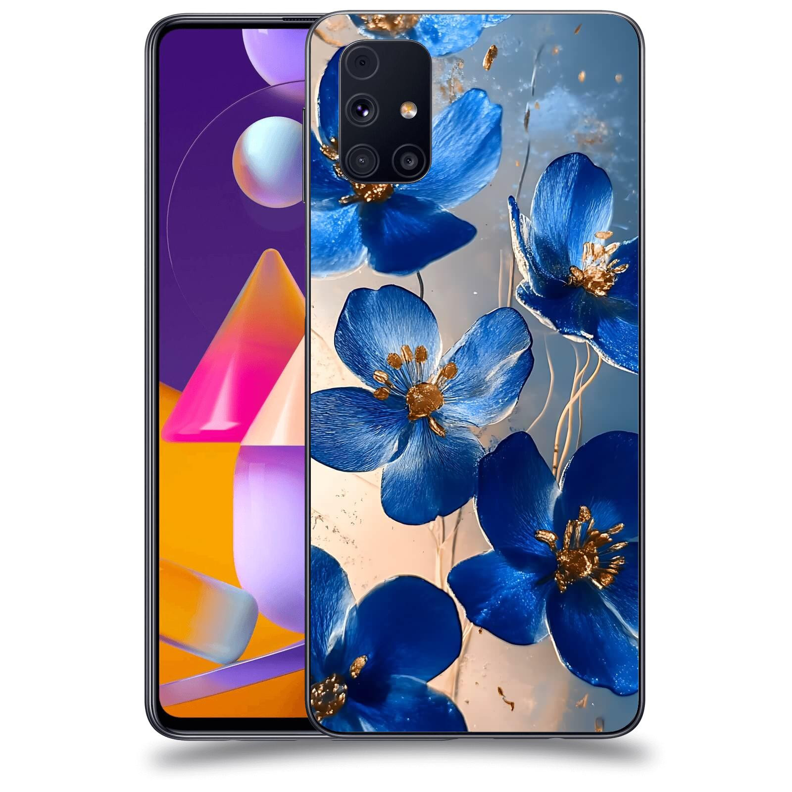 ACOVER Kryt na mobil Samsung Galaxy M31s - Zlatá elegance