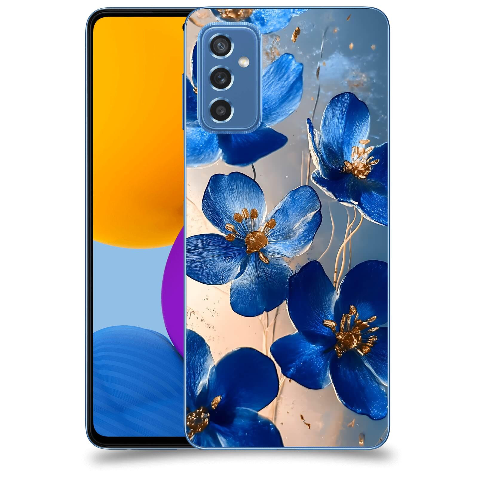 ACOVER Kryt na mobil Samsung Galaxy M52 5G - Zlatá elegance