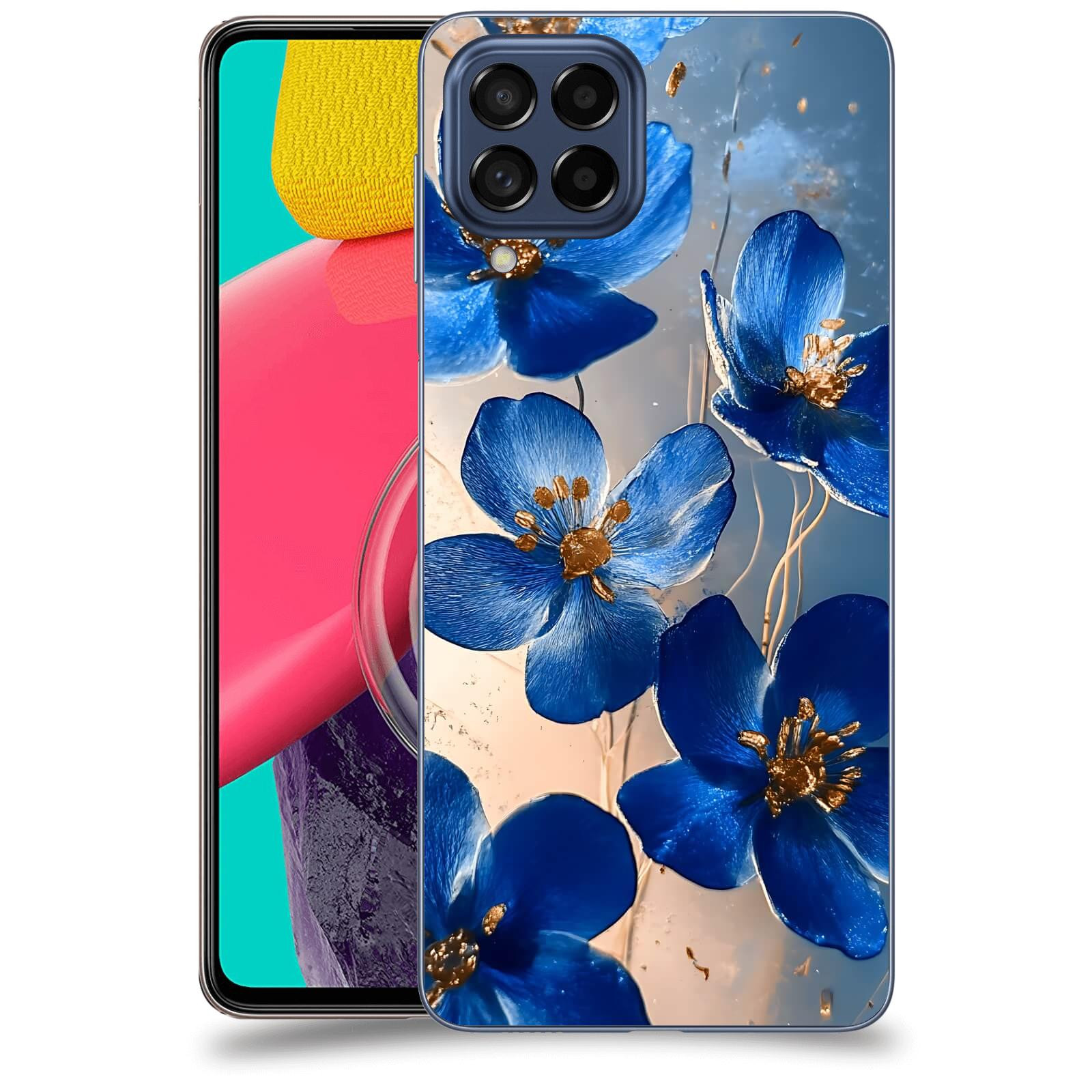 ACOVER Kryt na mobil Samsung Galaxy M53 5G - Zlatá elegance