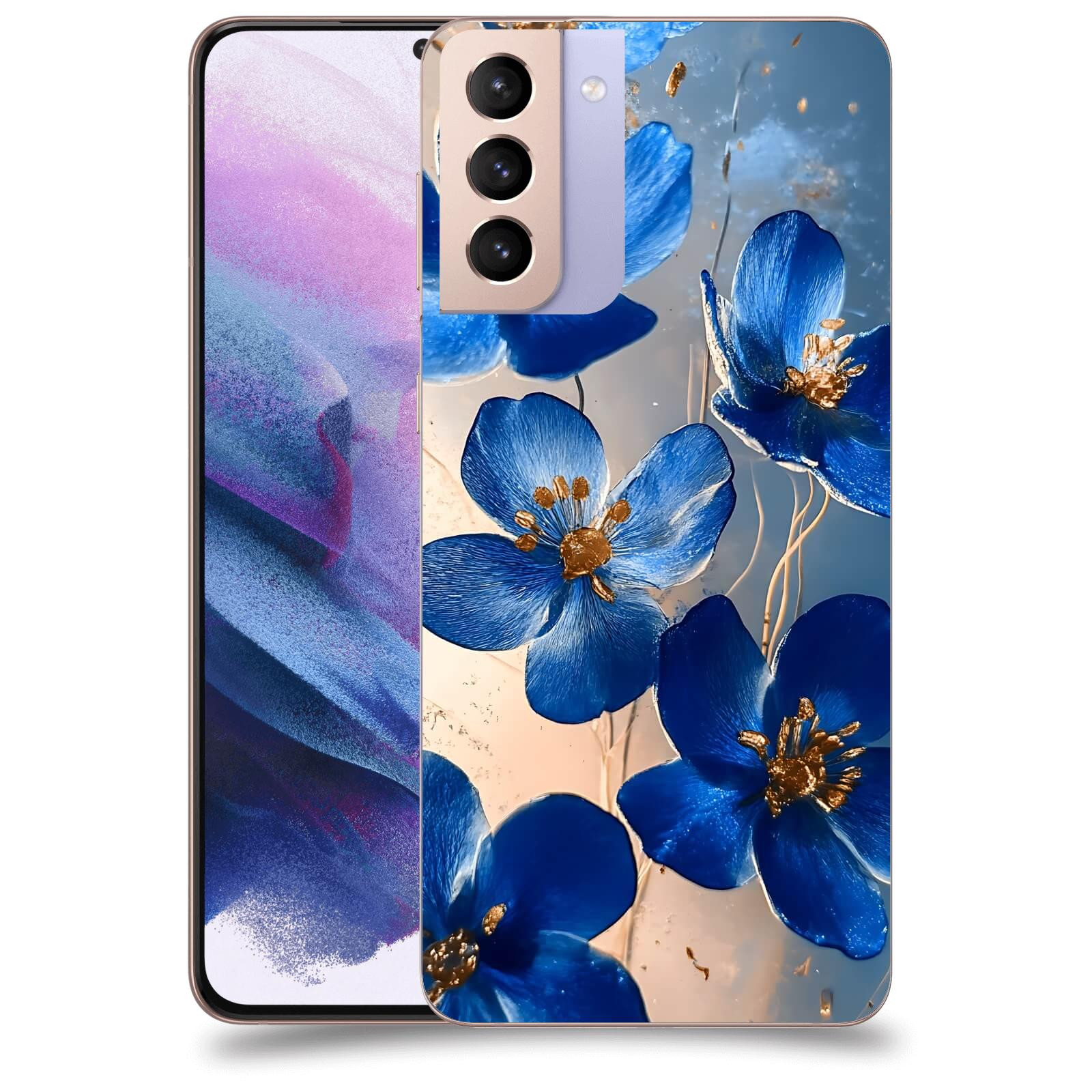 ACOVER Kryt na mobil Samsung Galaxy S21+ G996F - Zlatá elegance