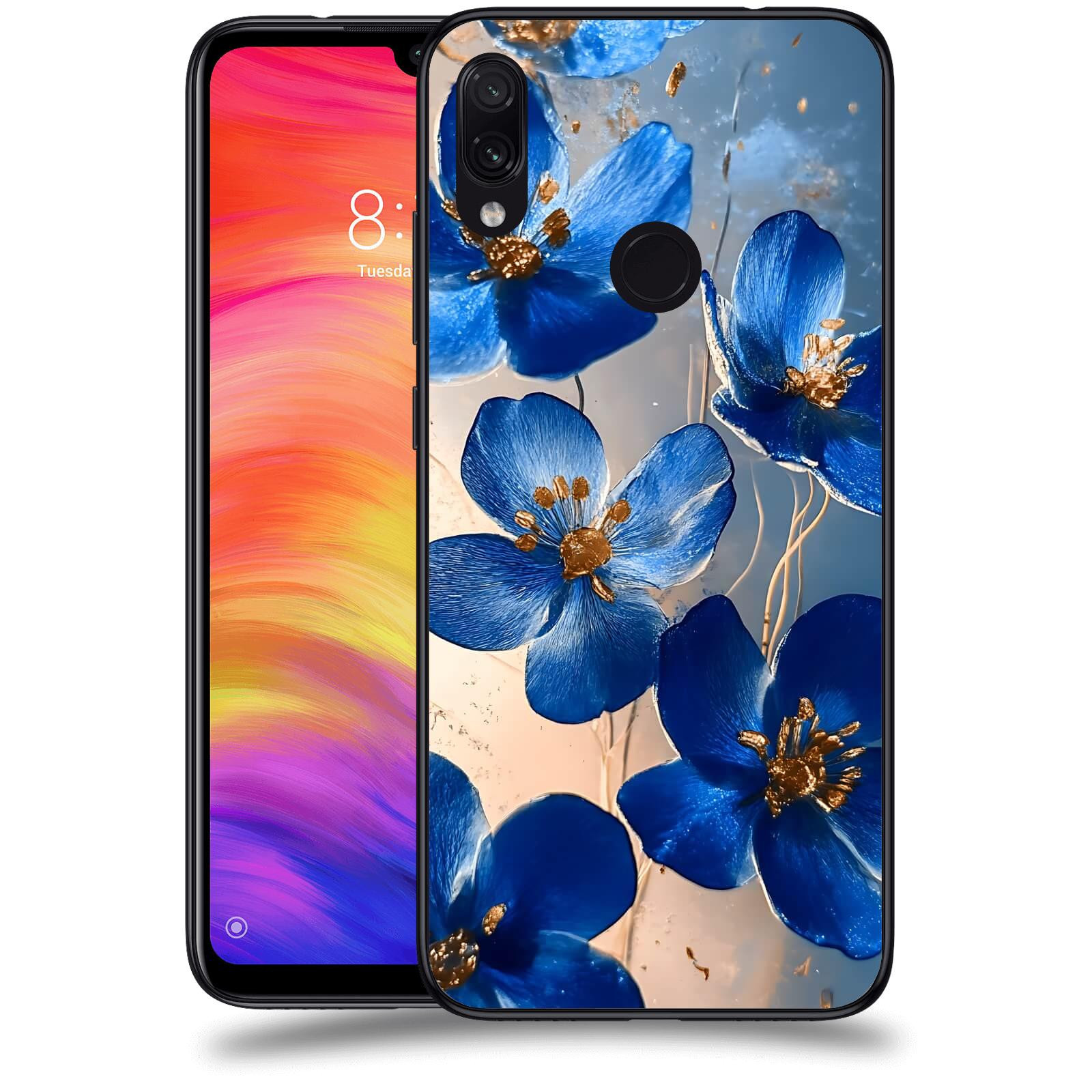 ACOVER Kryt na mobil Xiaomi Redmi Note 7 - Zlatá elegance