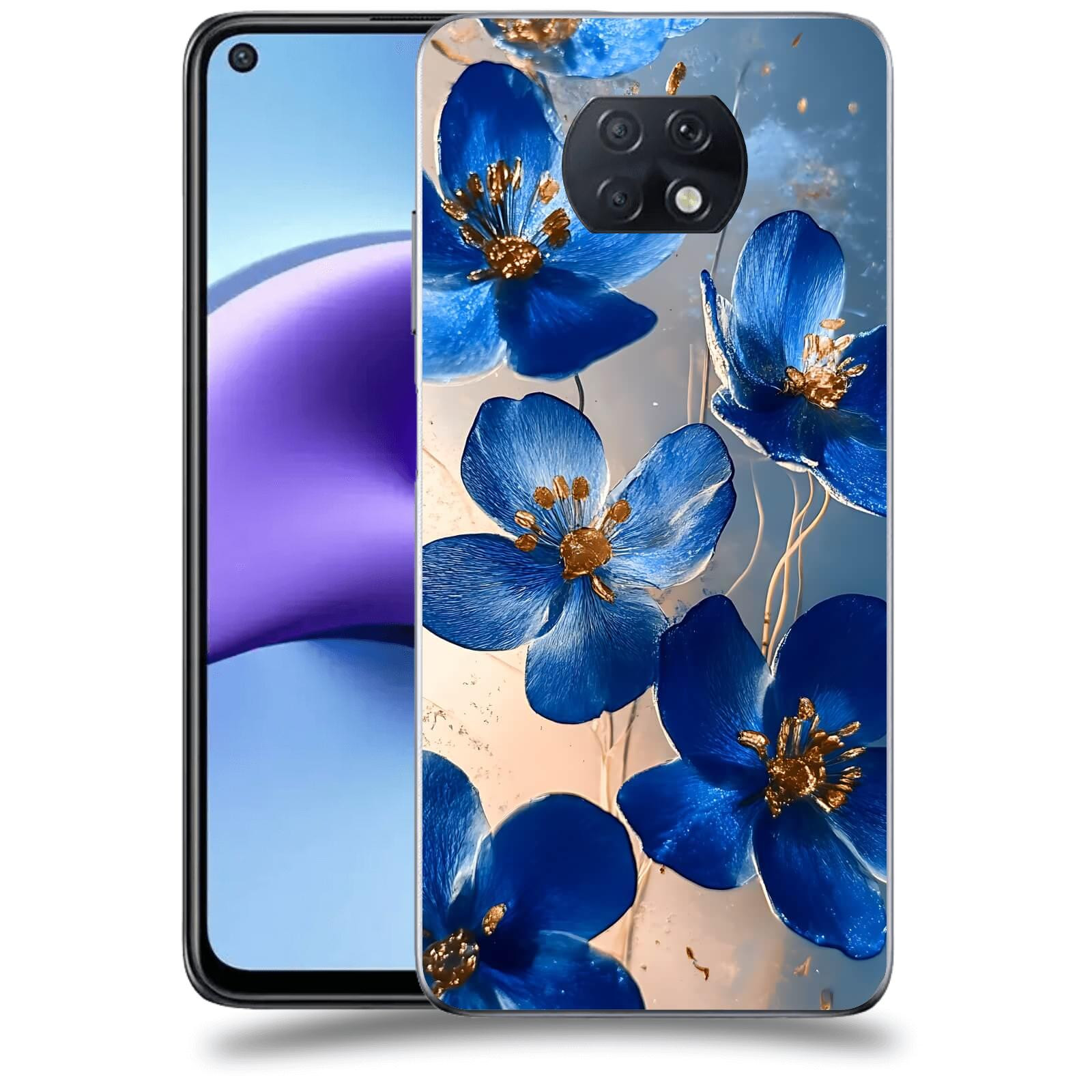 ACOVER Kryt na mobil Xiaomi Redmi Note 9T - Zlatá elegance