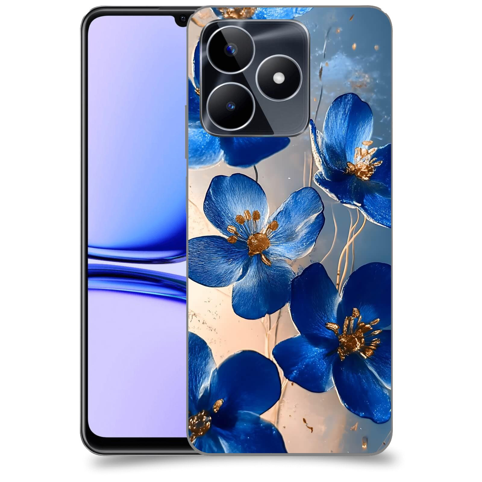 ACOVER Kryt na mobil Realme C53 - Zlatá elegance