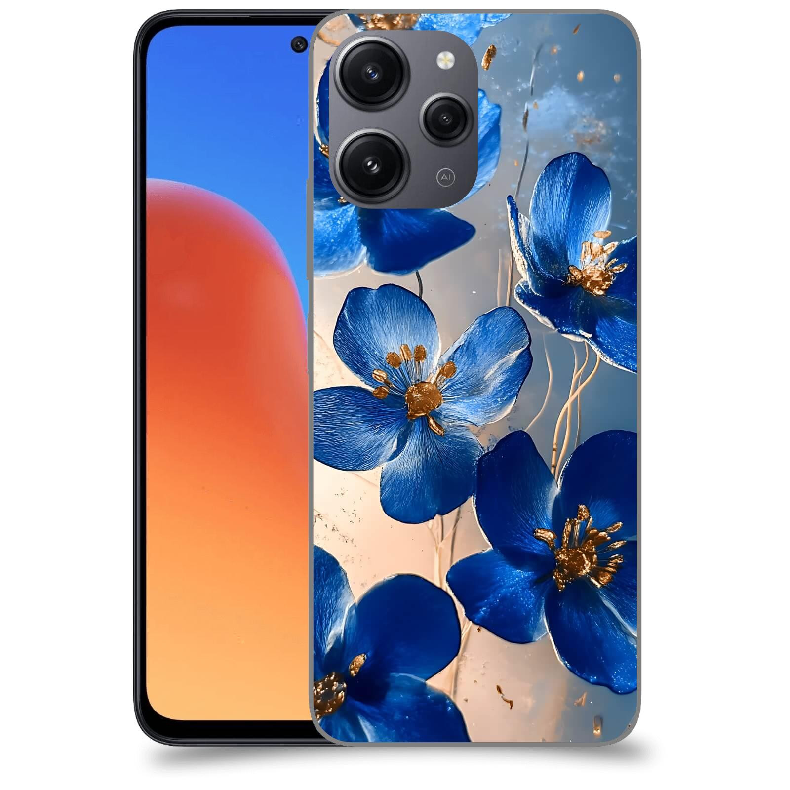 ACOVER Kryt na mobil Xiaomi Redmi 12 - Zlatá elegance