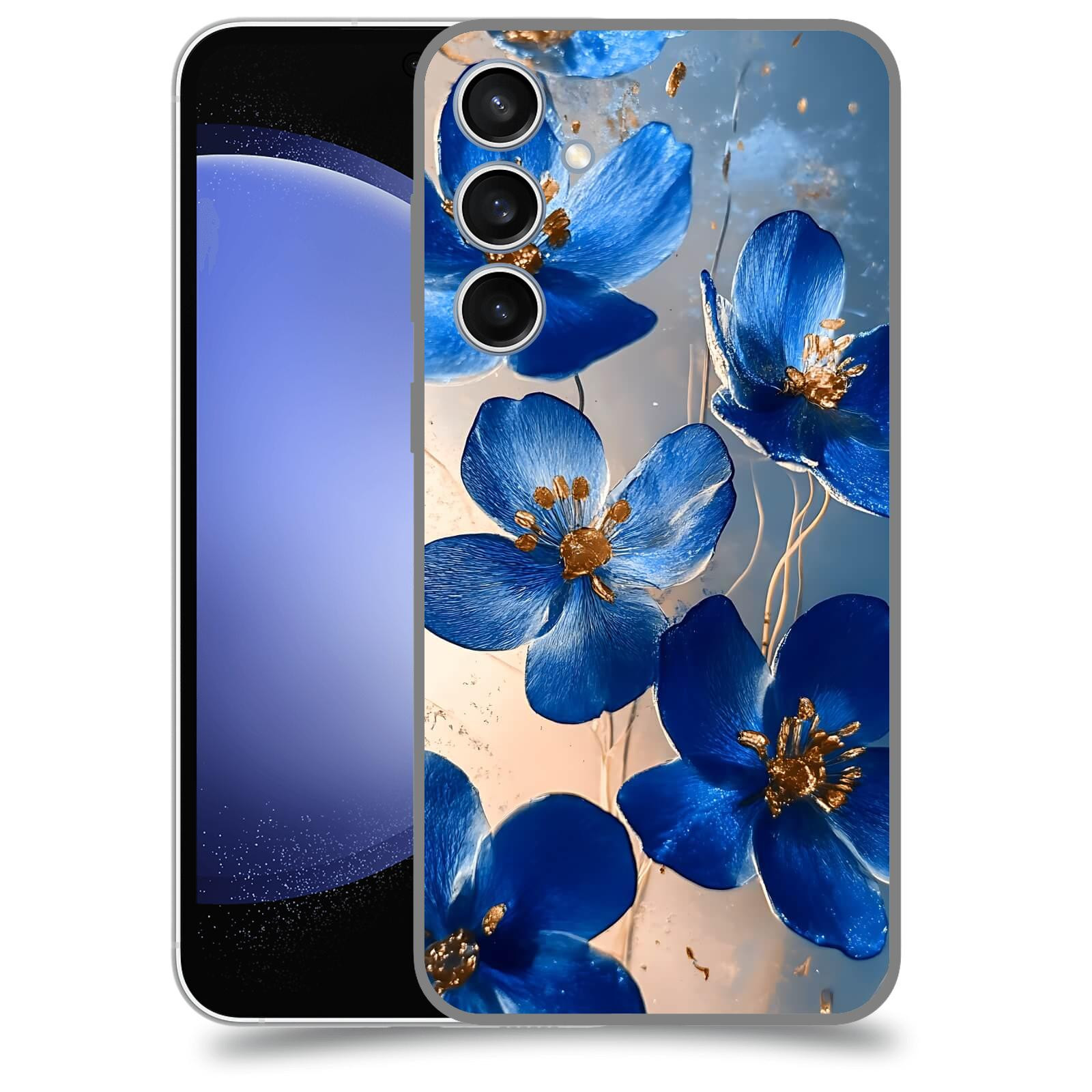 ACOVER Kryt na mobil Samsung Galaxy S23 FE - Zlatá elegance