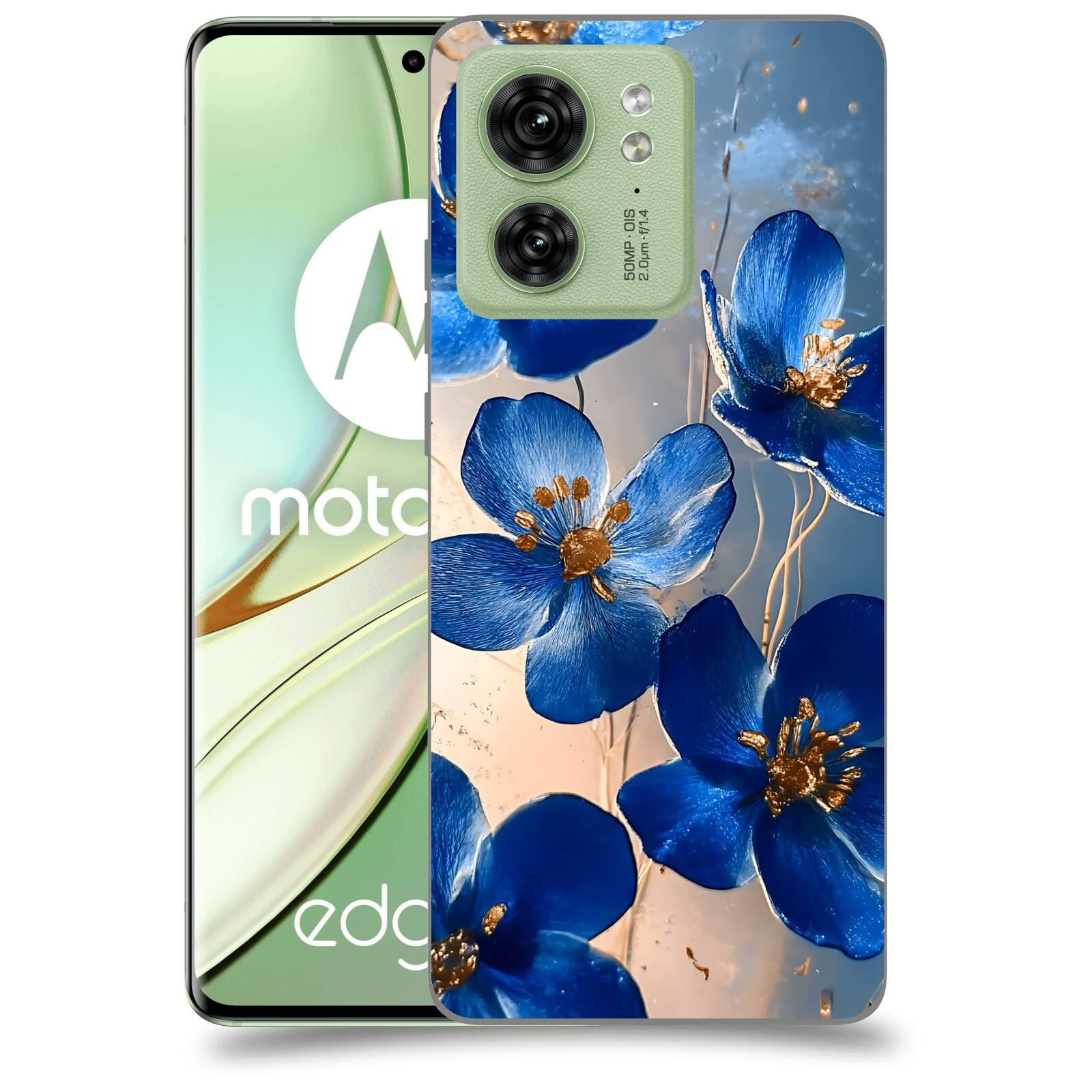 ACOVER Kryt na mobil Motorola EDGE 40 5G - Zlatá elegance