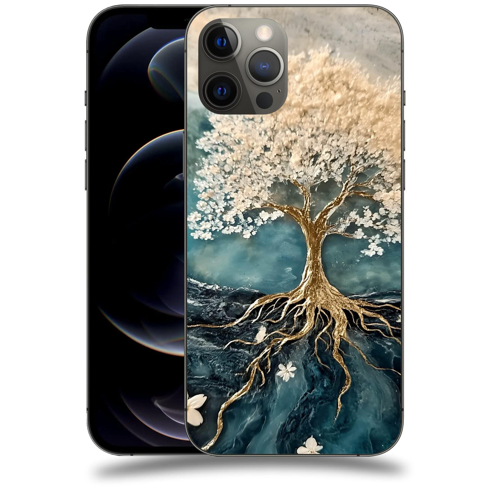 ACOVER Kryt na mobil Apple iPhone 12 Pro Max - Zlatý život