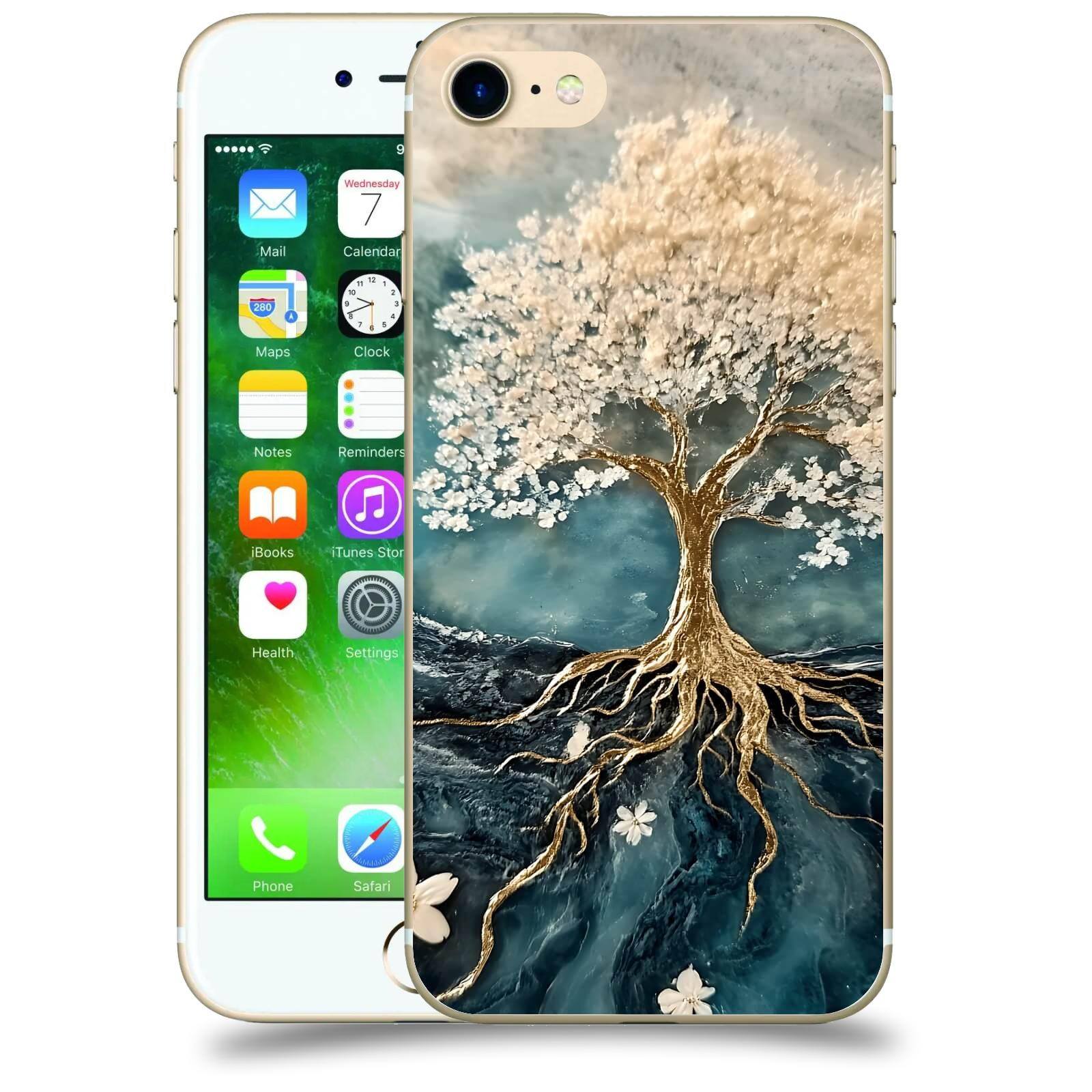 ACOVER Kryt na mobil Apple iPhone 7 - Zlatý život