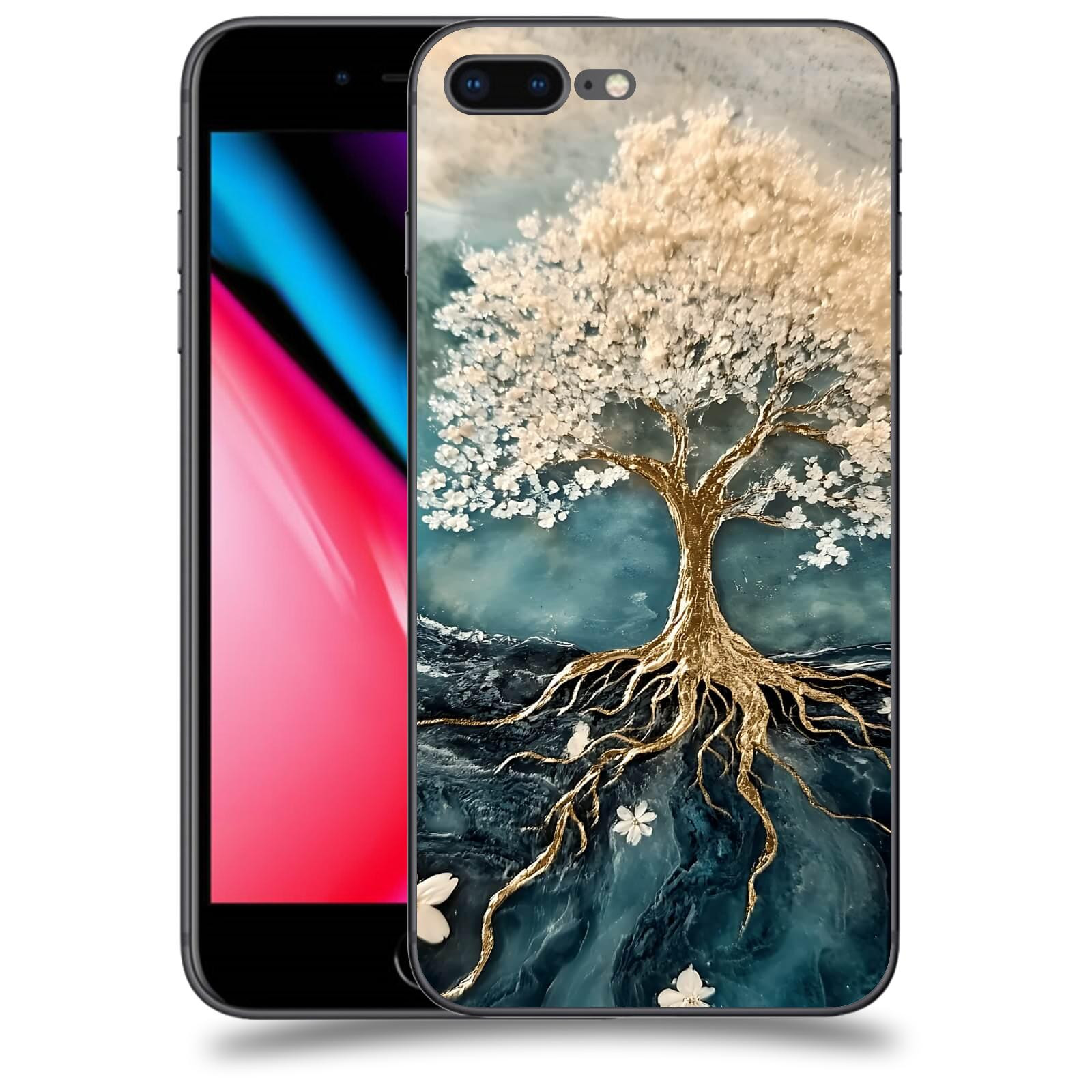 ACOVER Kryt na mobil Apple iPhone 8 Plus - Zlatý život