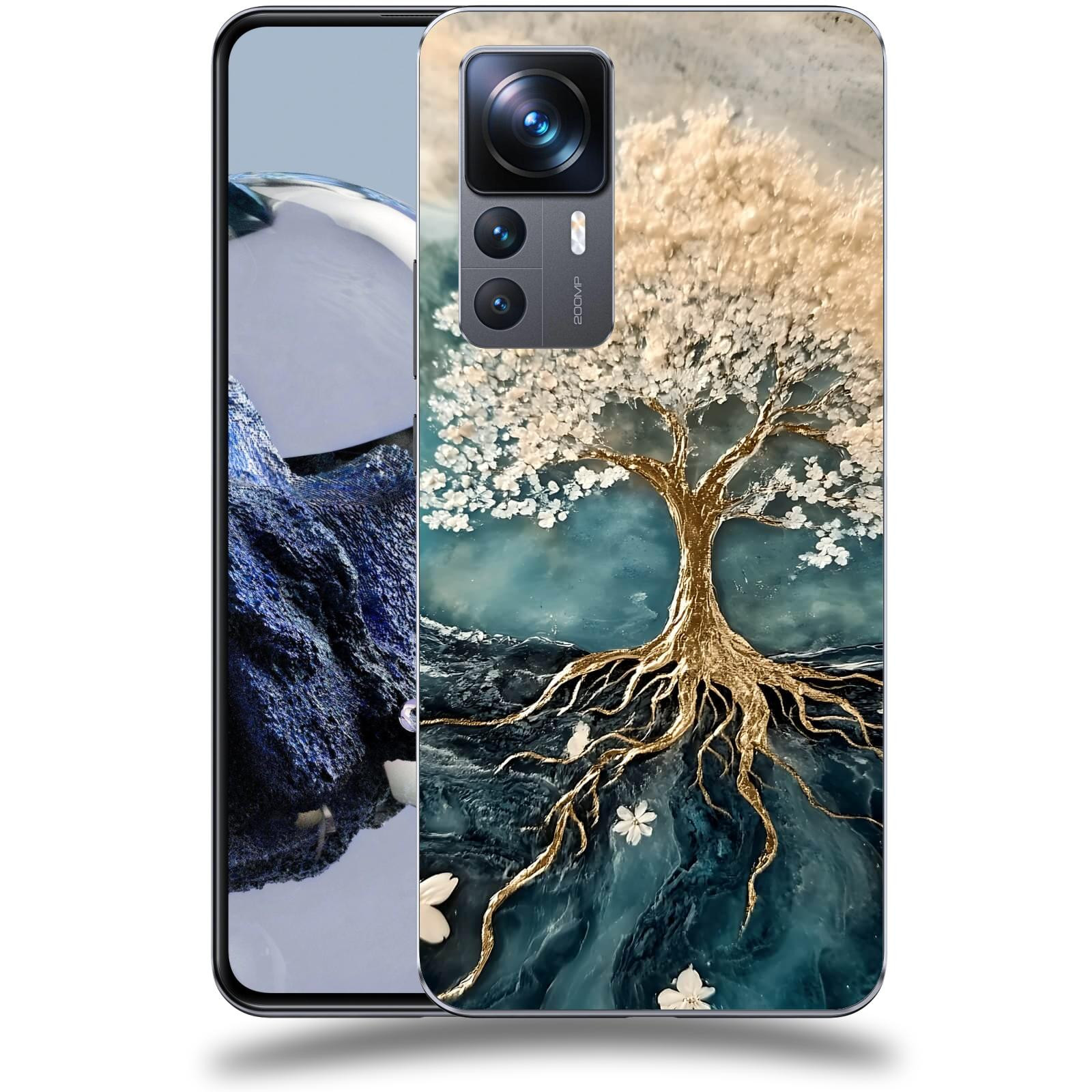 ACOVER Kryt na mobil Xiaomi 12T Pro - Zlatý život