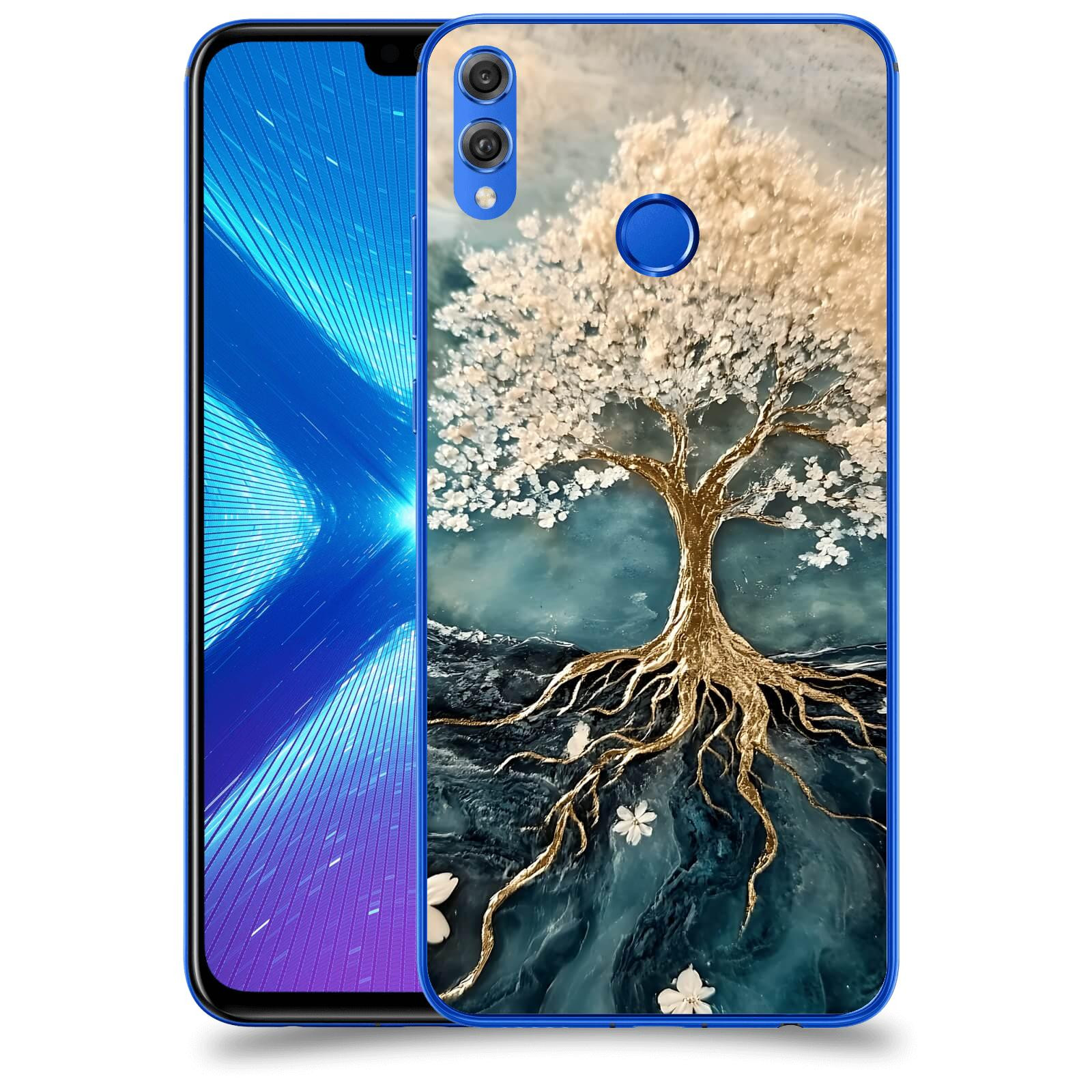 ACOVER Kryt na mobil Honor 8X - Zlatý život