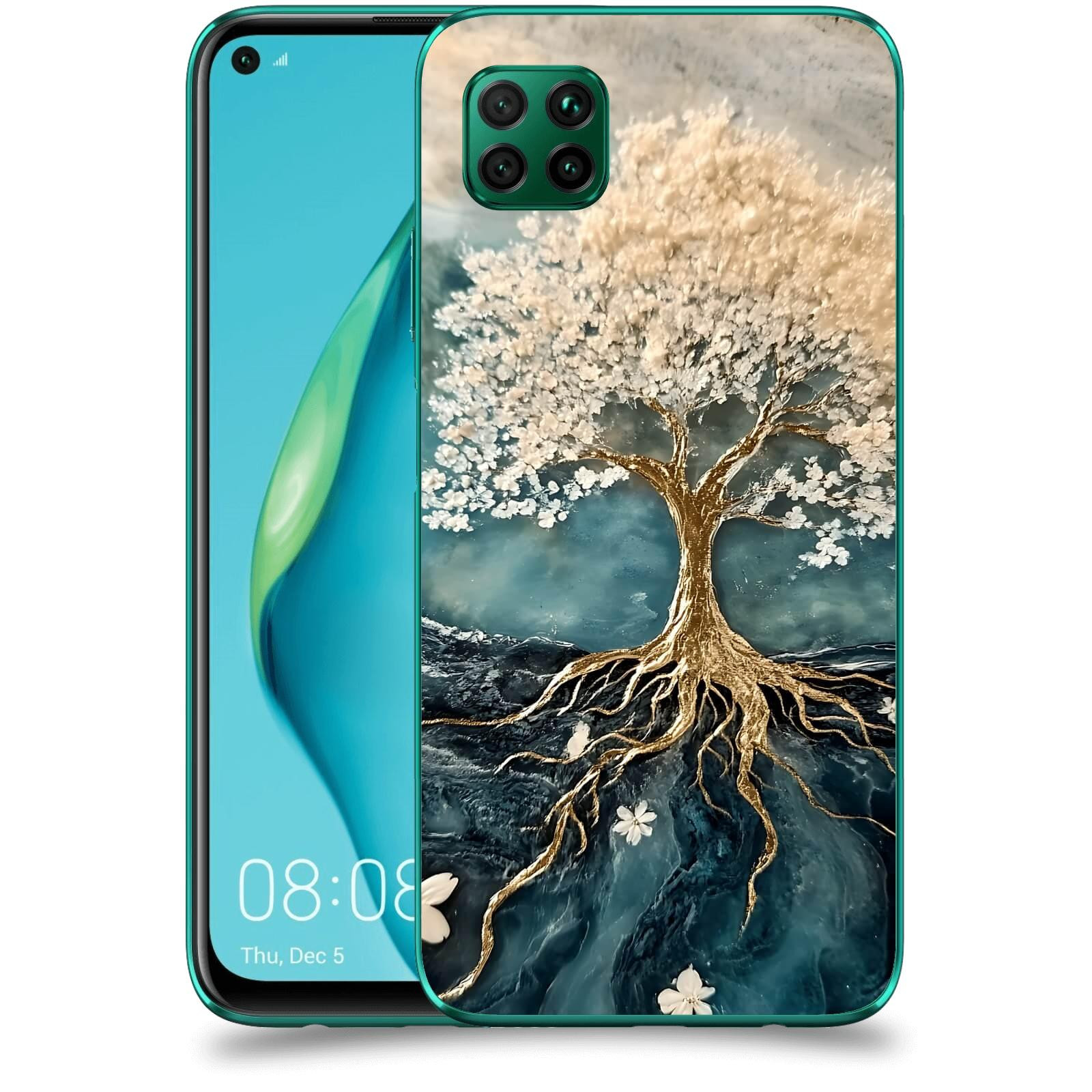 ACOVER Kryt na mobil Huawei P40 Lite - Zlatý život