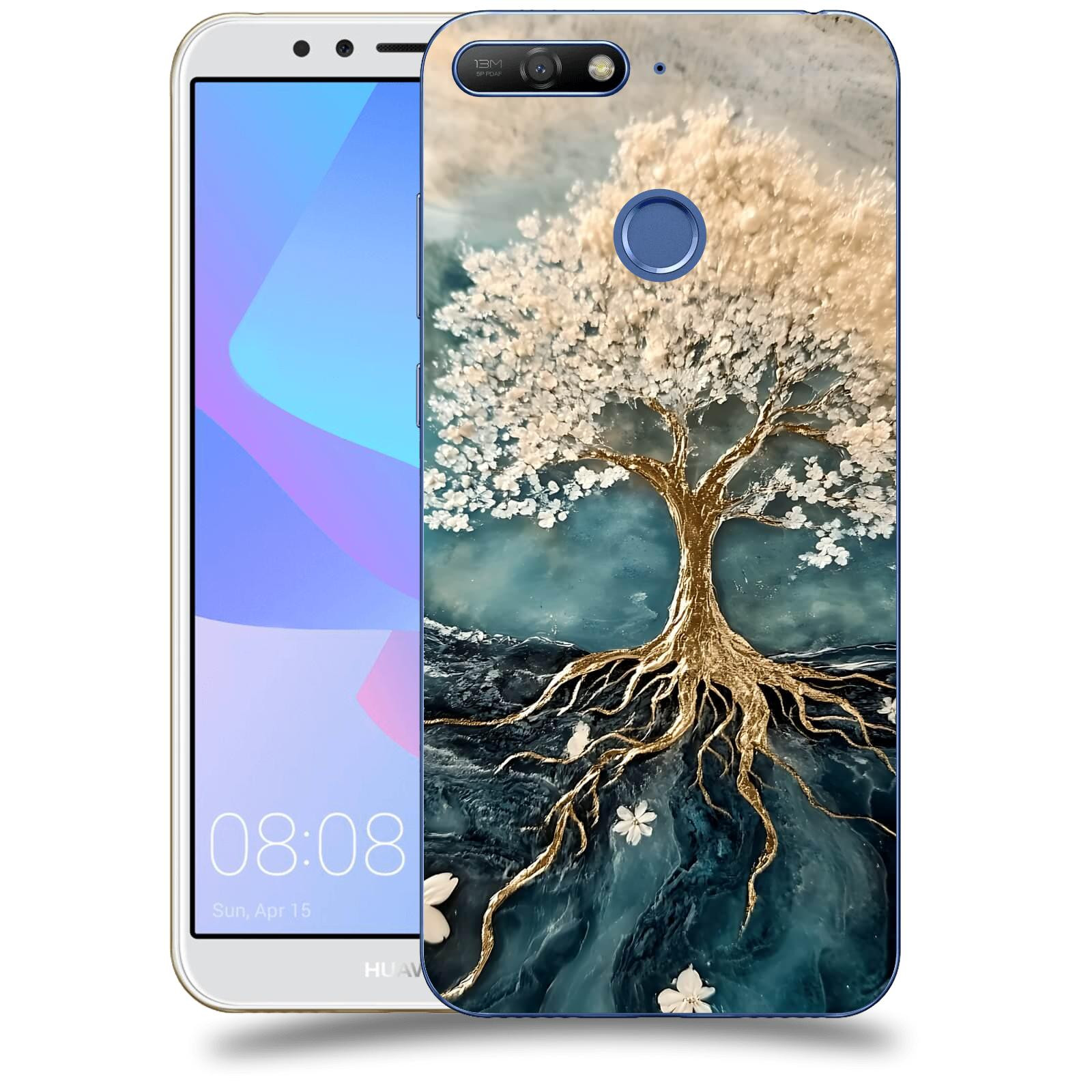 ACOVER Kryt na mobil Huawei Y6 Prime 2018 - Zlatý život