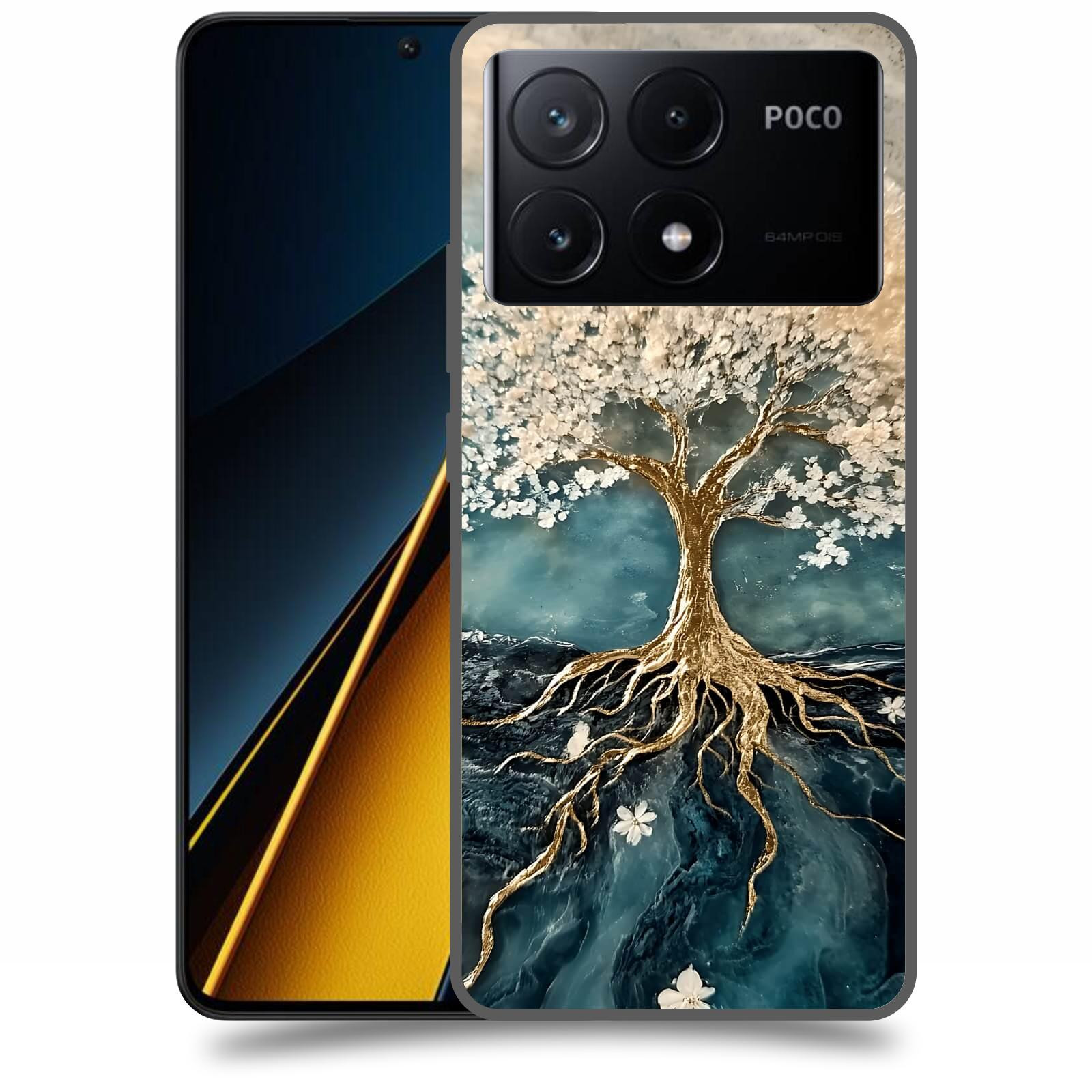 ACOVER Kryt na mobil Poco X6 Pro 5G - Zlatý život