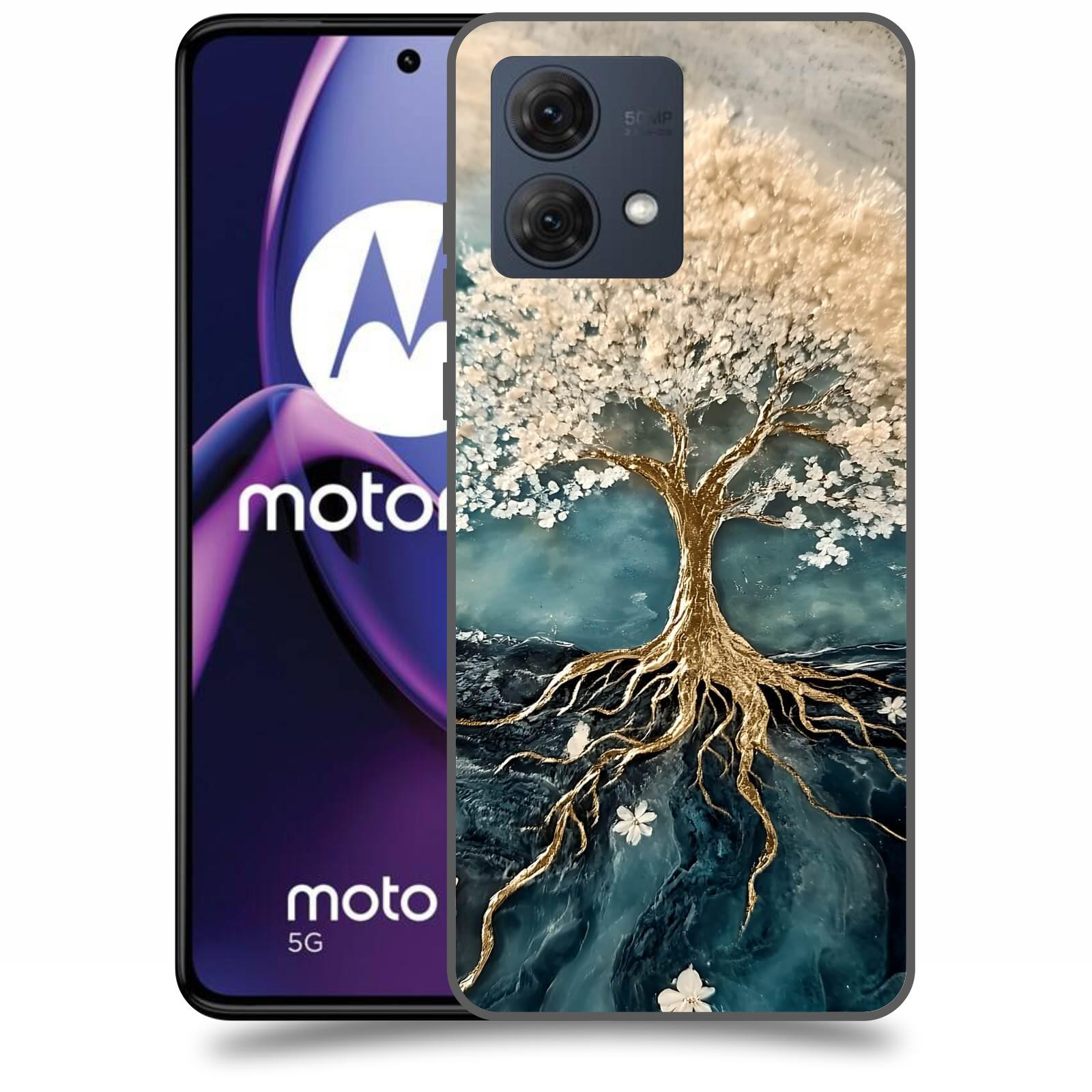 ACOVER Kryt na mobil Motorola Moto G84 5G - Zlatý život
