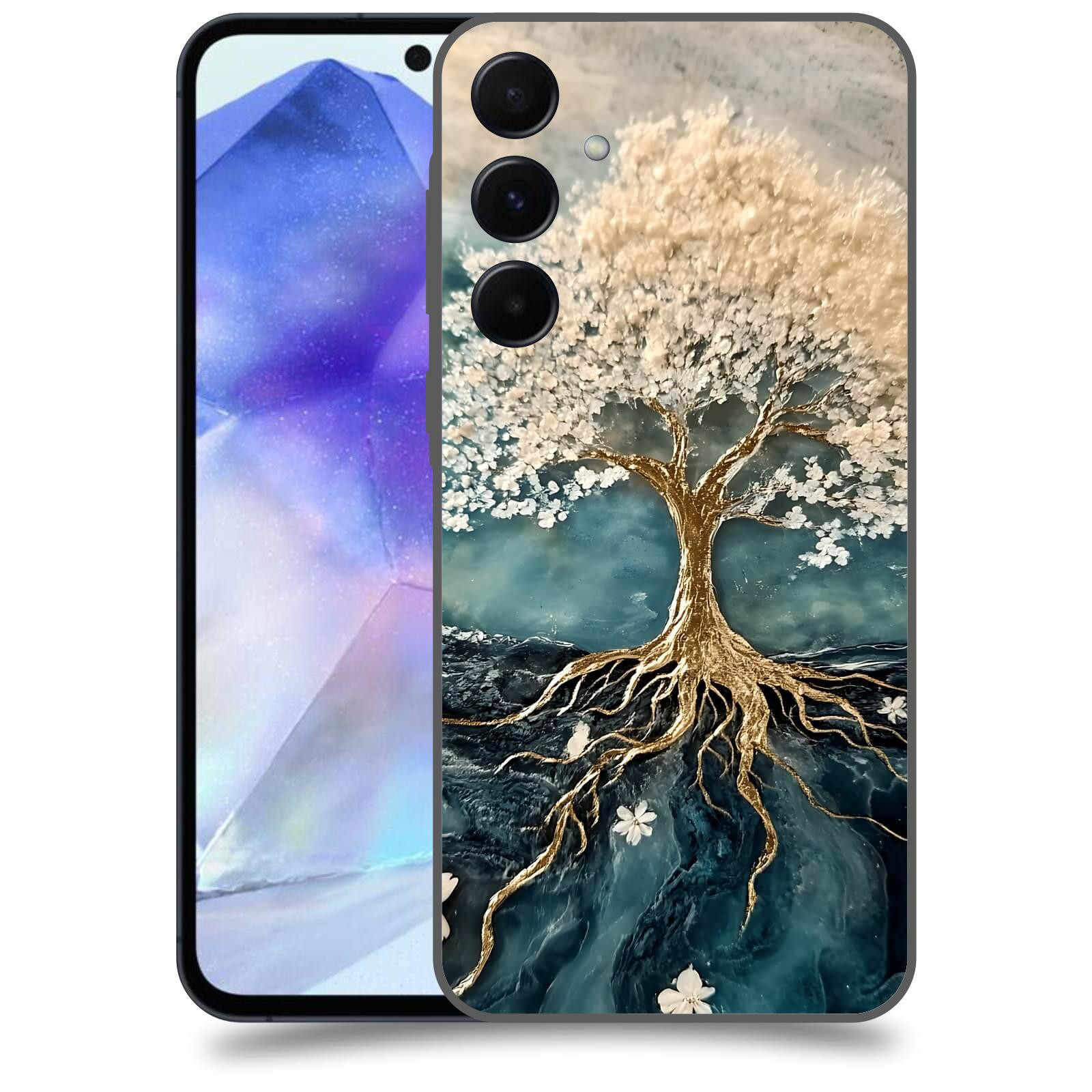 ACOVER Kryt na mobil Samsung Galaxy A55 5G - Zlatý život