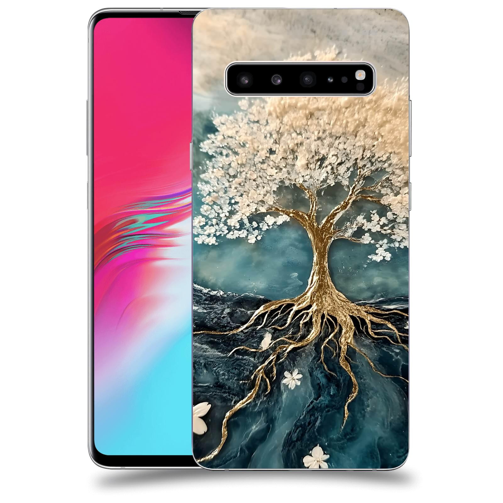 ACOVER Kryt na mobil Samsung Galaxy S10 G973 - Zlatý život