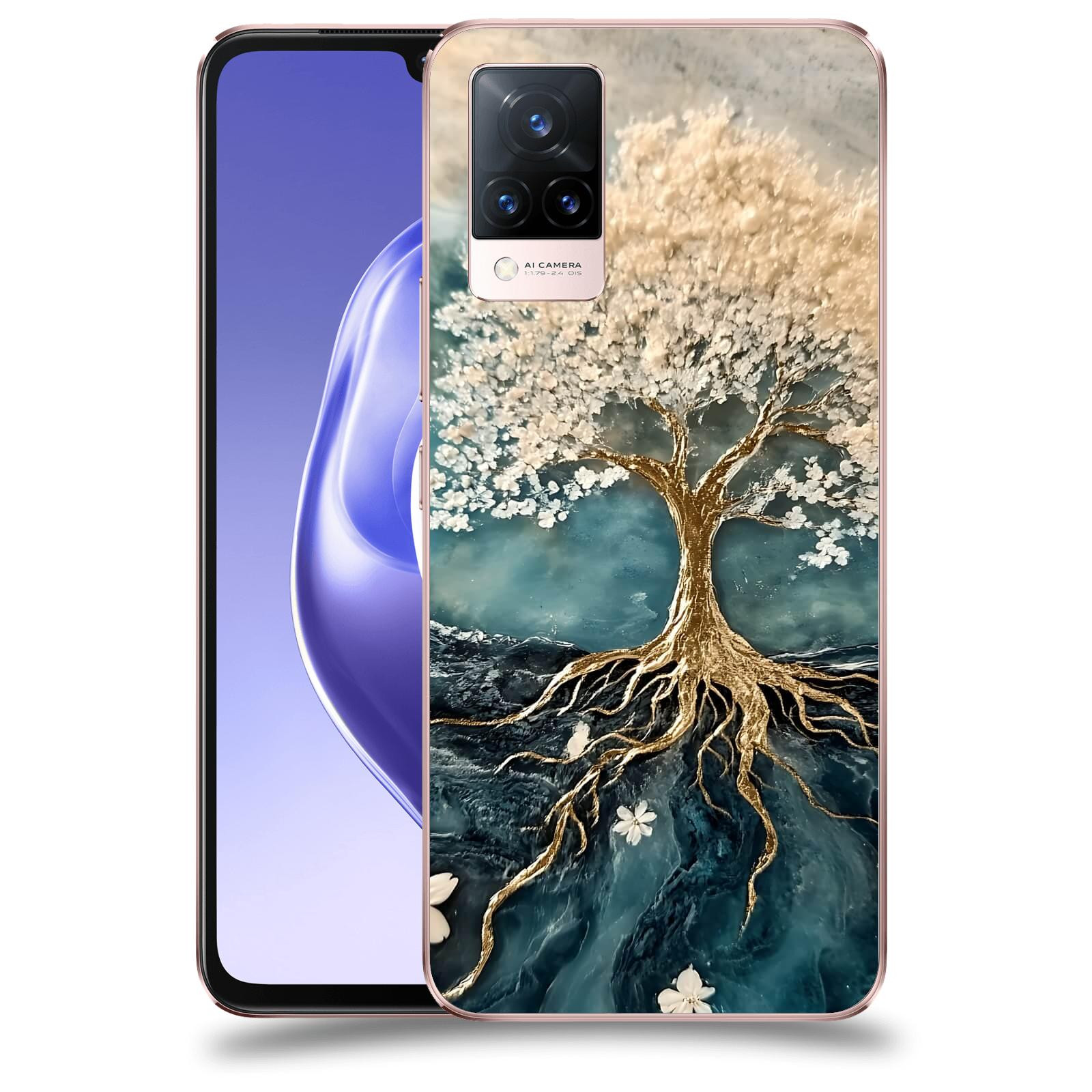 ACOVER Kryt na mobil Vivo V21 5G - Zlatý život