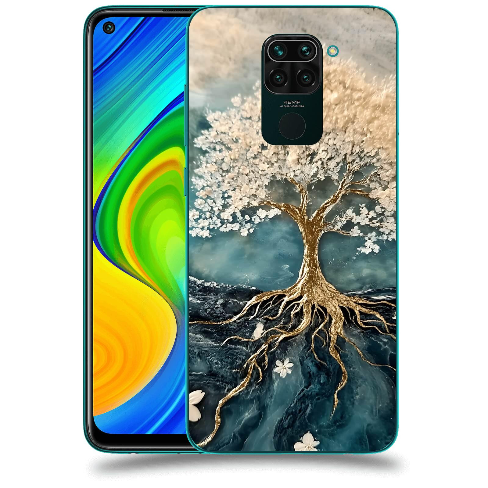 ACOVER Kryt na mobil Xiaomi Redmi Note 9 - Zlatý život