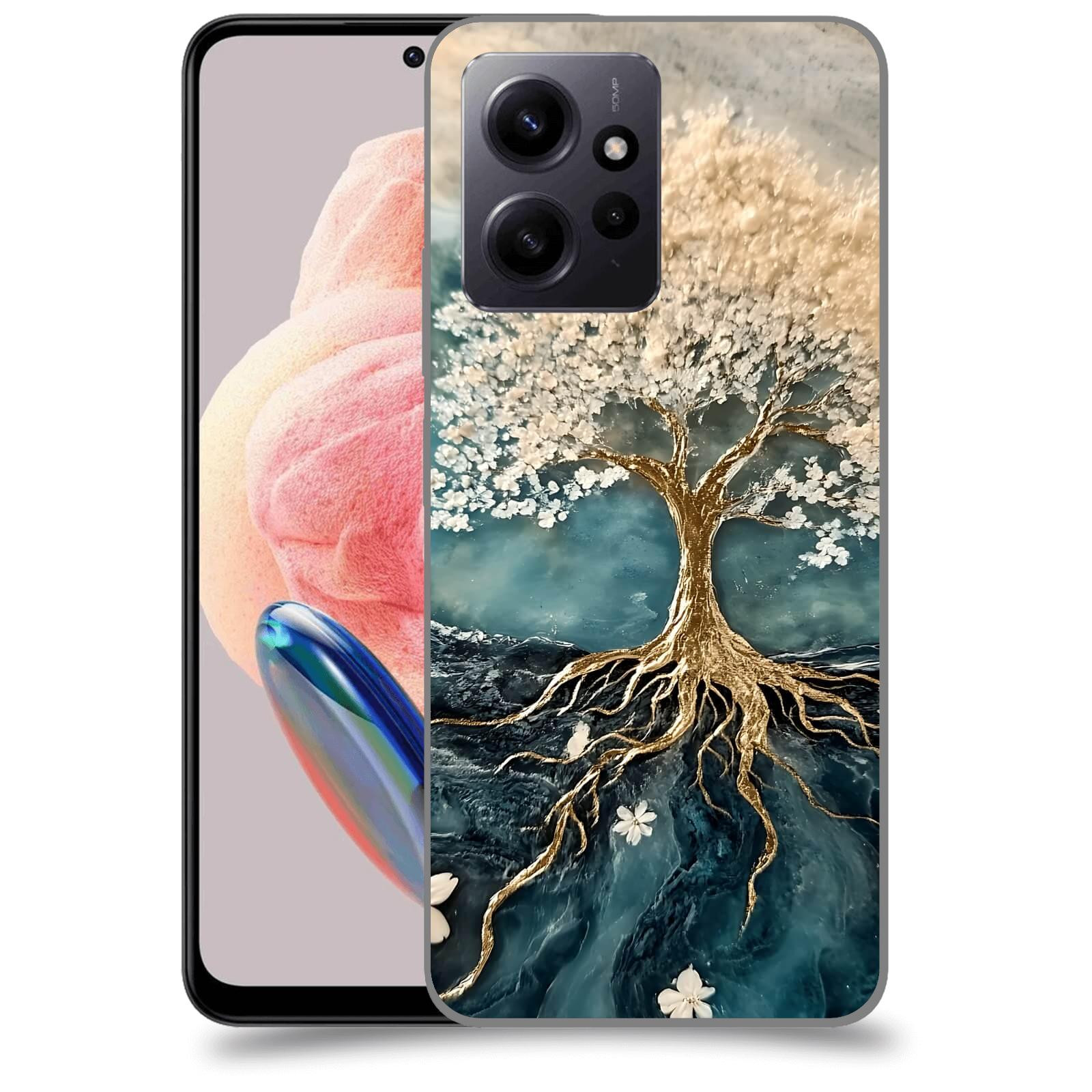 ACOVER Kryt na mobil Xiaomi Redmi Note 12 4G - Zlatý život