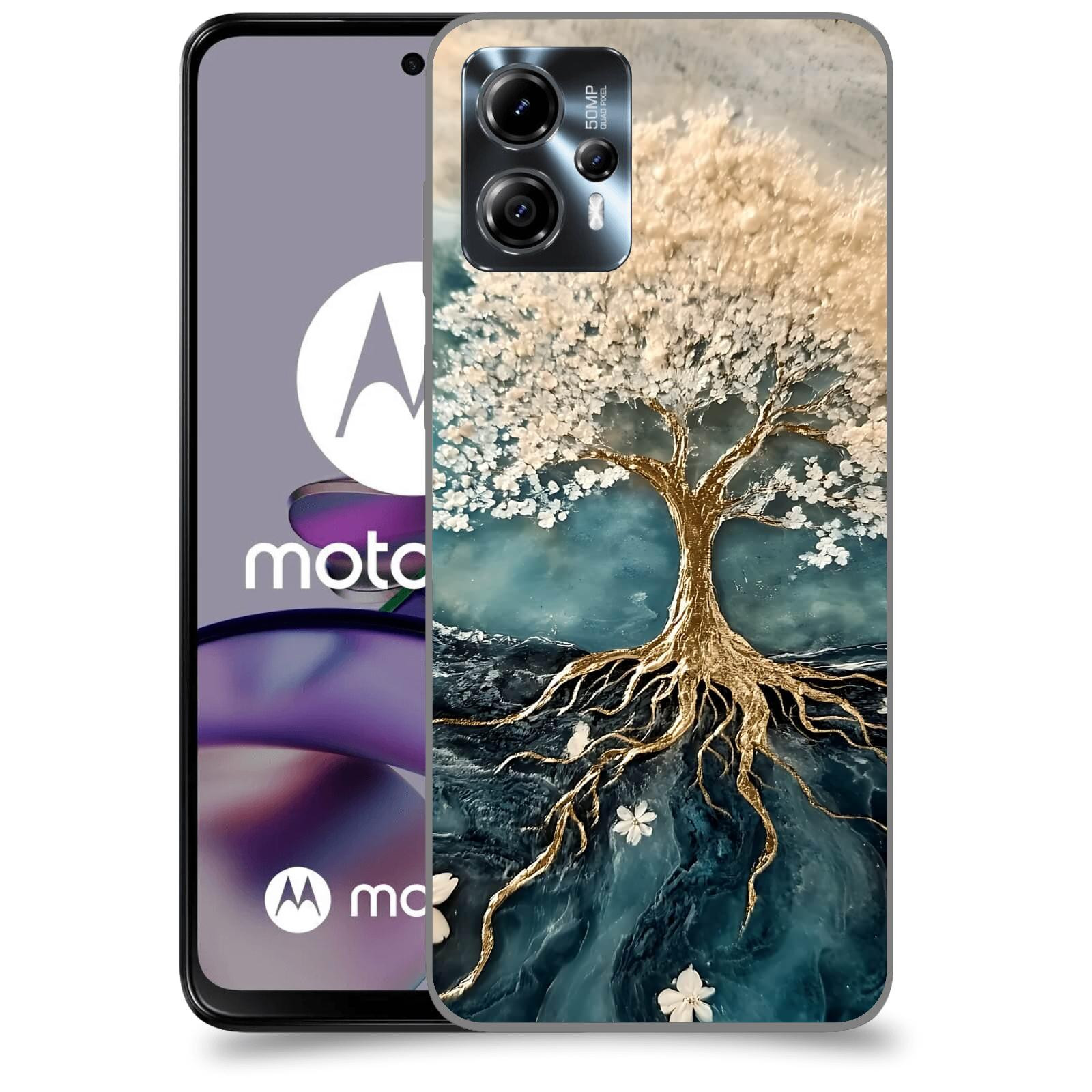 ACOVER Kryt na mobil Motorola Moto G13 - Zlatý život