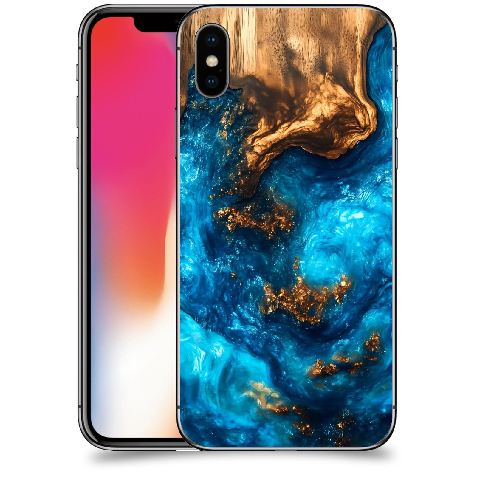 ACOVER Kryt na mobil Apple iPhone X/XS - Kosmická hloubka